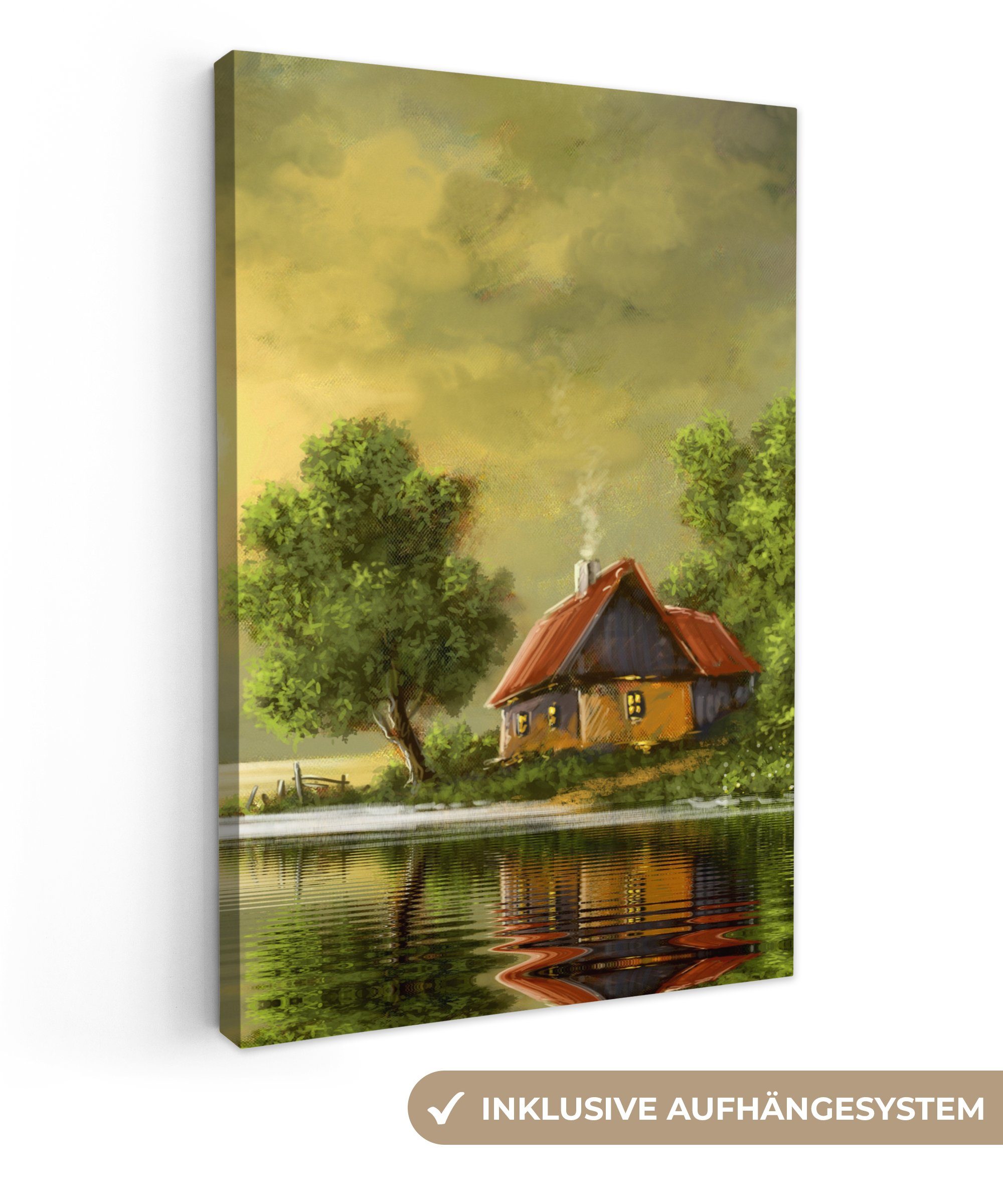 OneMillionCanvasses® Leinwandbild Kunstdrucke - Ölfarbe - günstig online kaufen