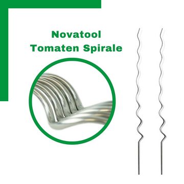 Novatool Spalier -Spar-Set, 20 St., verzinkt Rankstäbe Tomatenstangen Rankhilfe Blumenhalter Pflanzstäbe