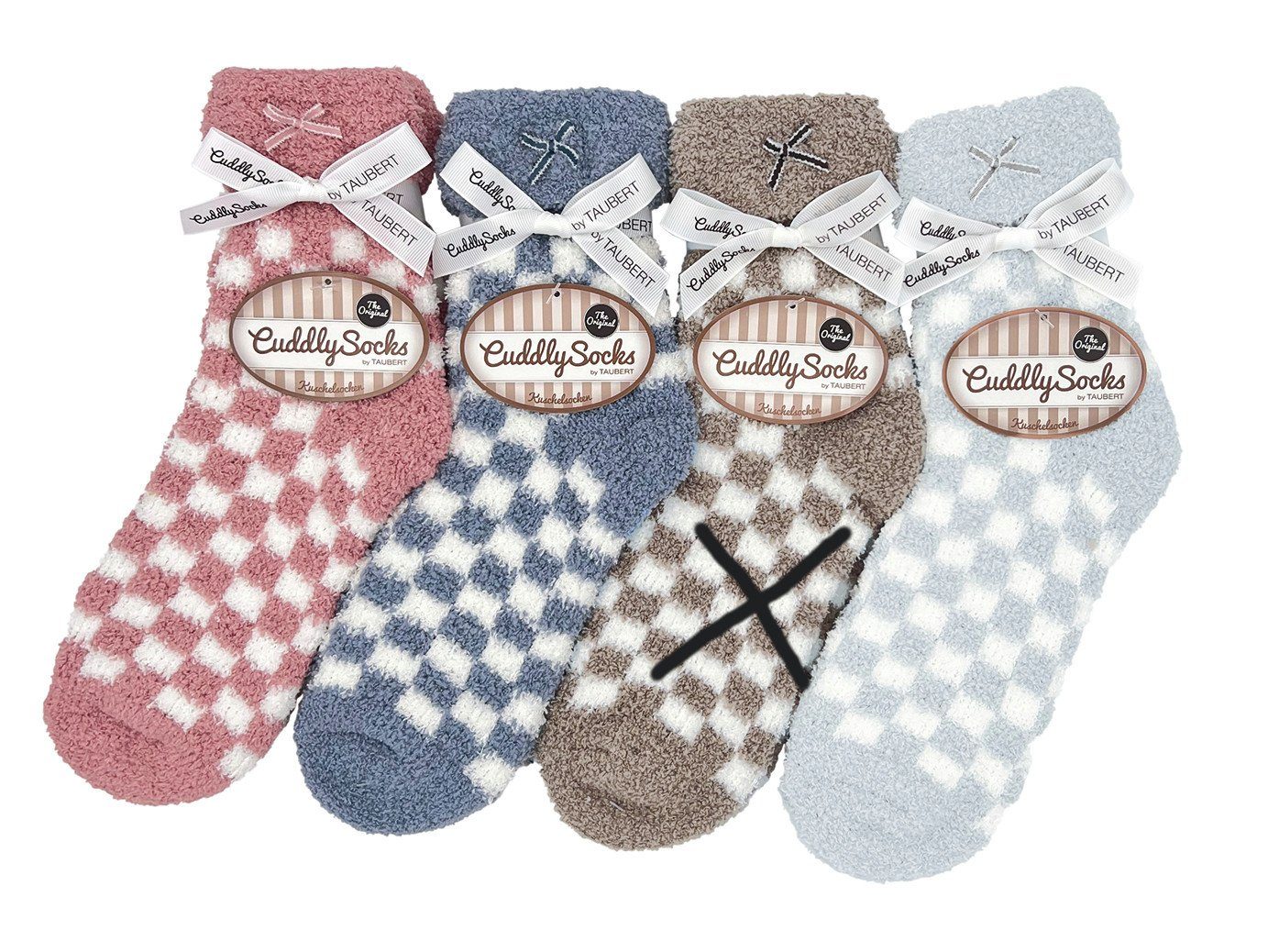 Taubert Kuschelsocken Chequers T_222110-588