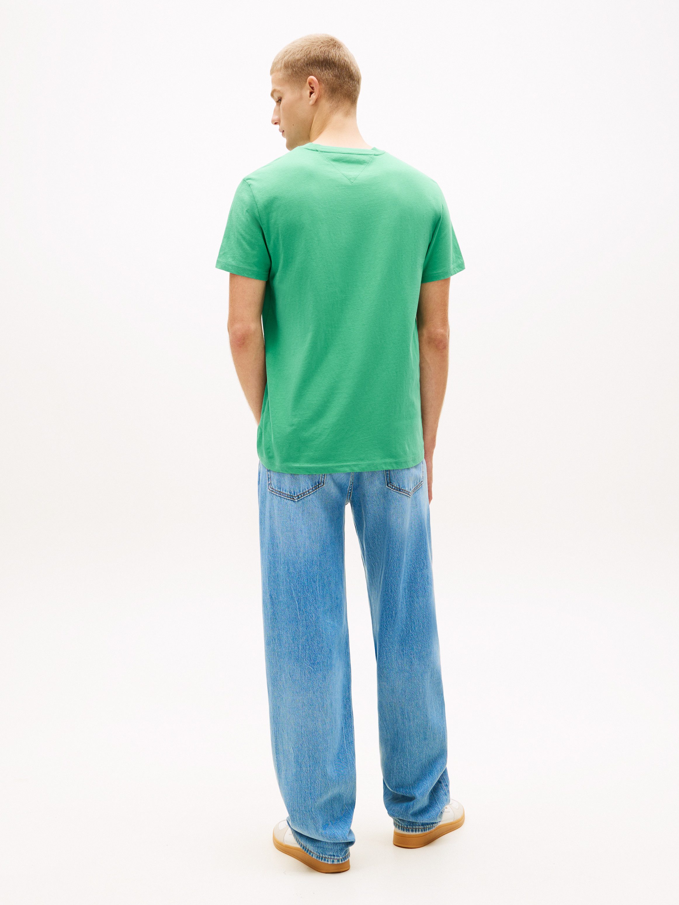 Tommy Jeans T-Shirt TJM SLIM LINEAR CHEST TEE EXT Mit Rundhalsausschnitt – Bild 5 von 5