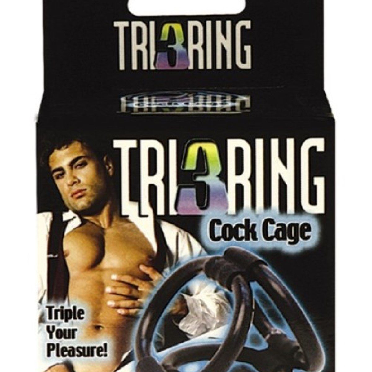 Cock Cage Ring schwarz Creations Seven Penisring Tri