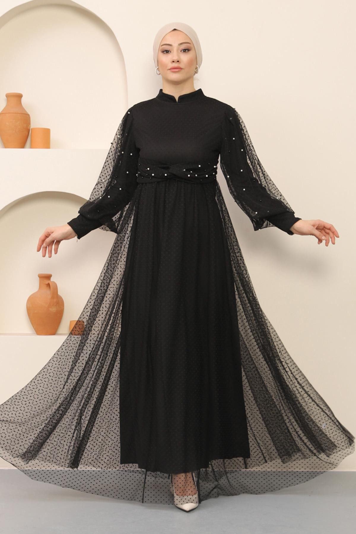 MODAMİHRAM Abendkleid KleidInci Detailliertes Tüllabendkleid günstig online kaufen