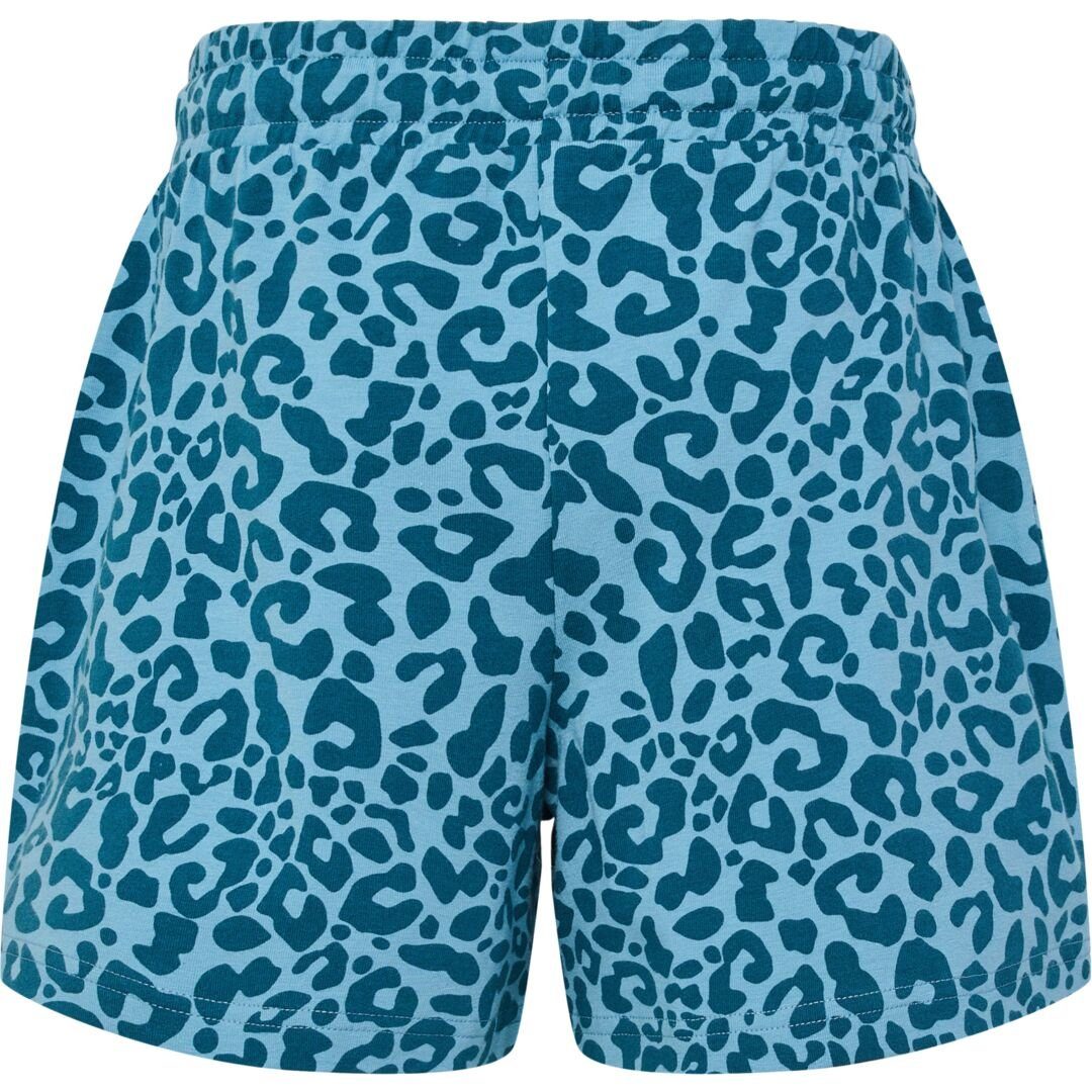 hummel Sweatshorts hmlFLOWY AOP Shorts (1-tlg) breiter elastischer Bund