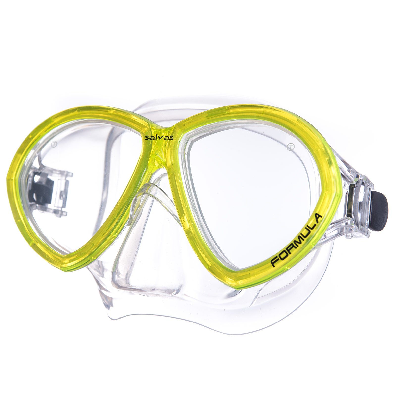 Salvas Schwimmbrille Tauch Maske Formula Schnorchel, Schwimm Brille Beschlag Silikon Erwachsene Gelb