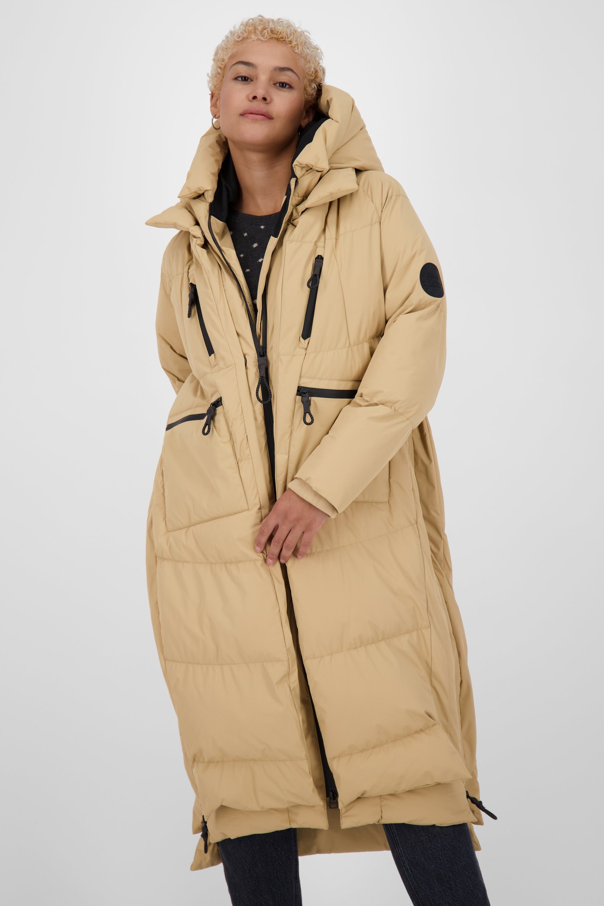 Sonderangebotspreisliste Alife & Coat Winterjacke A Jacke Damen gefütterte Winterjacke, Kickin sepia RihannaAK