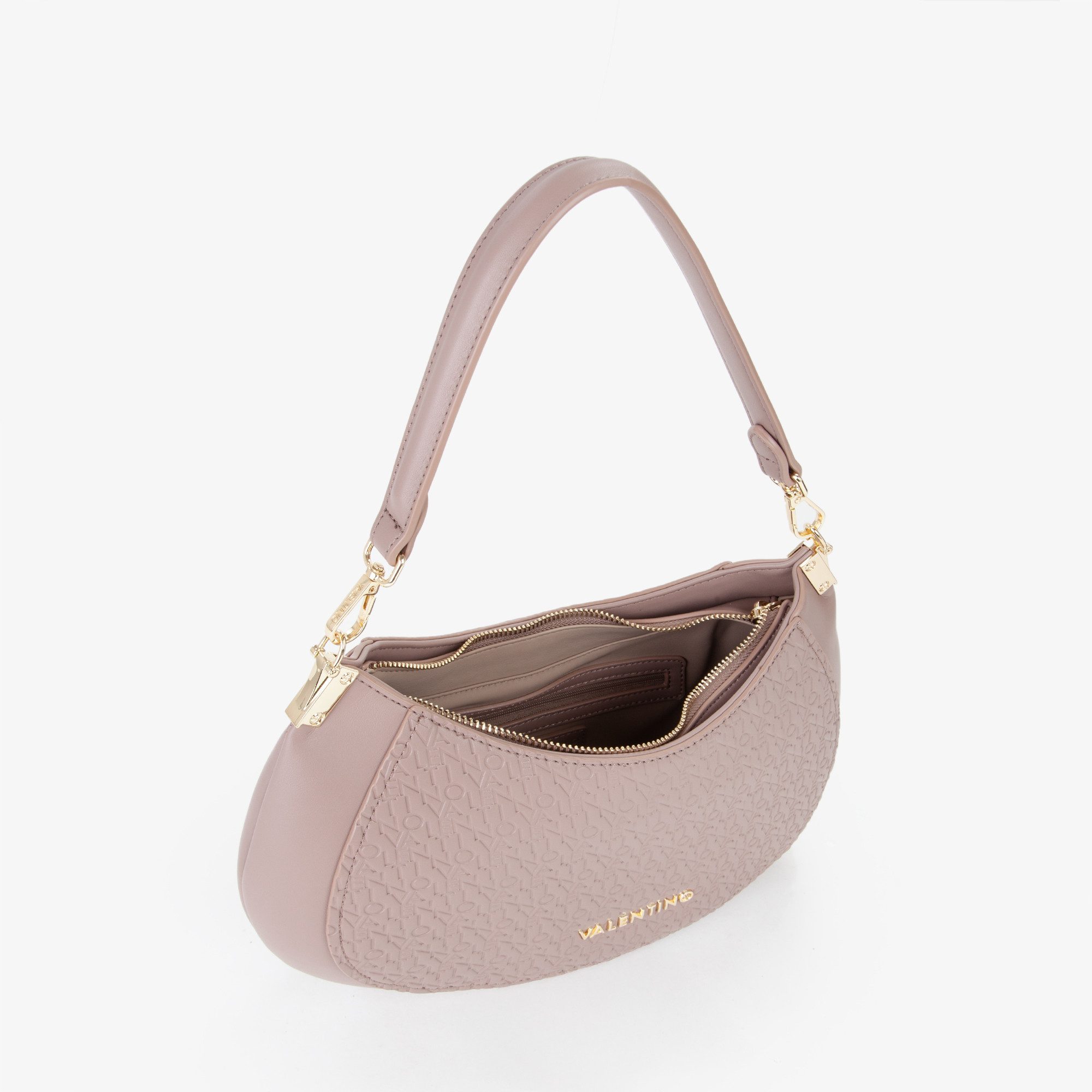 VALENTINO BAGS Hobo HOBO BAG FALAK RE, Damen Tragetasche, Umhägetasche, Schultertasche mit Logo