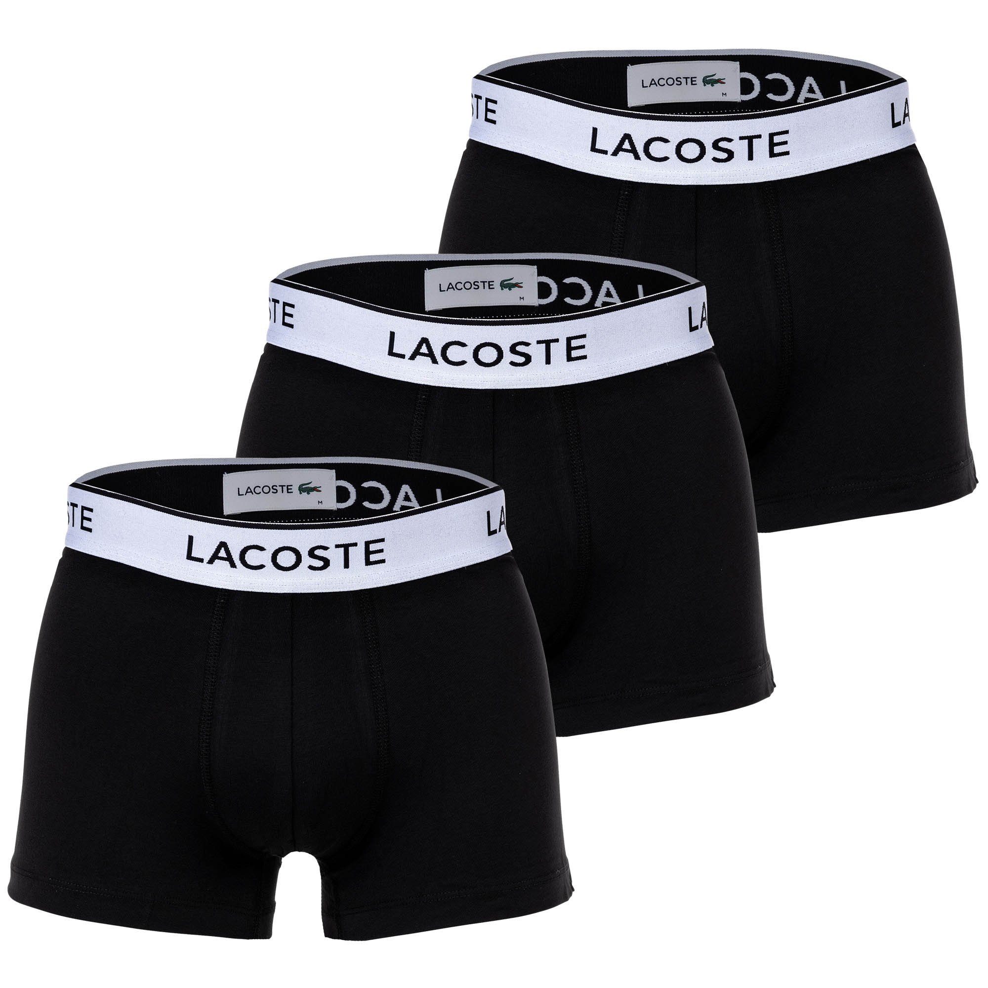 Lacoste Boxer Herren Boxershort 3er Pack Baumwolle (Packung, 3er Pack)