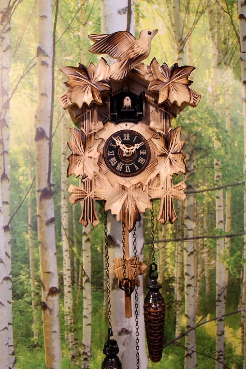 Clockvilla Hettich-Uhren Wanduhr Schwarzwälder Kuckucksuhr