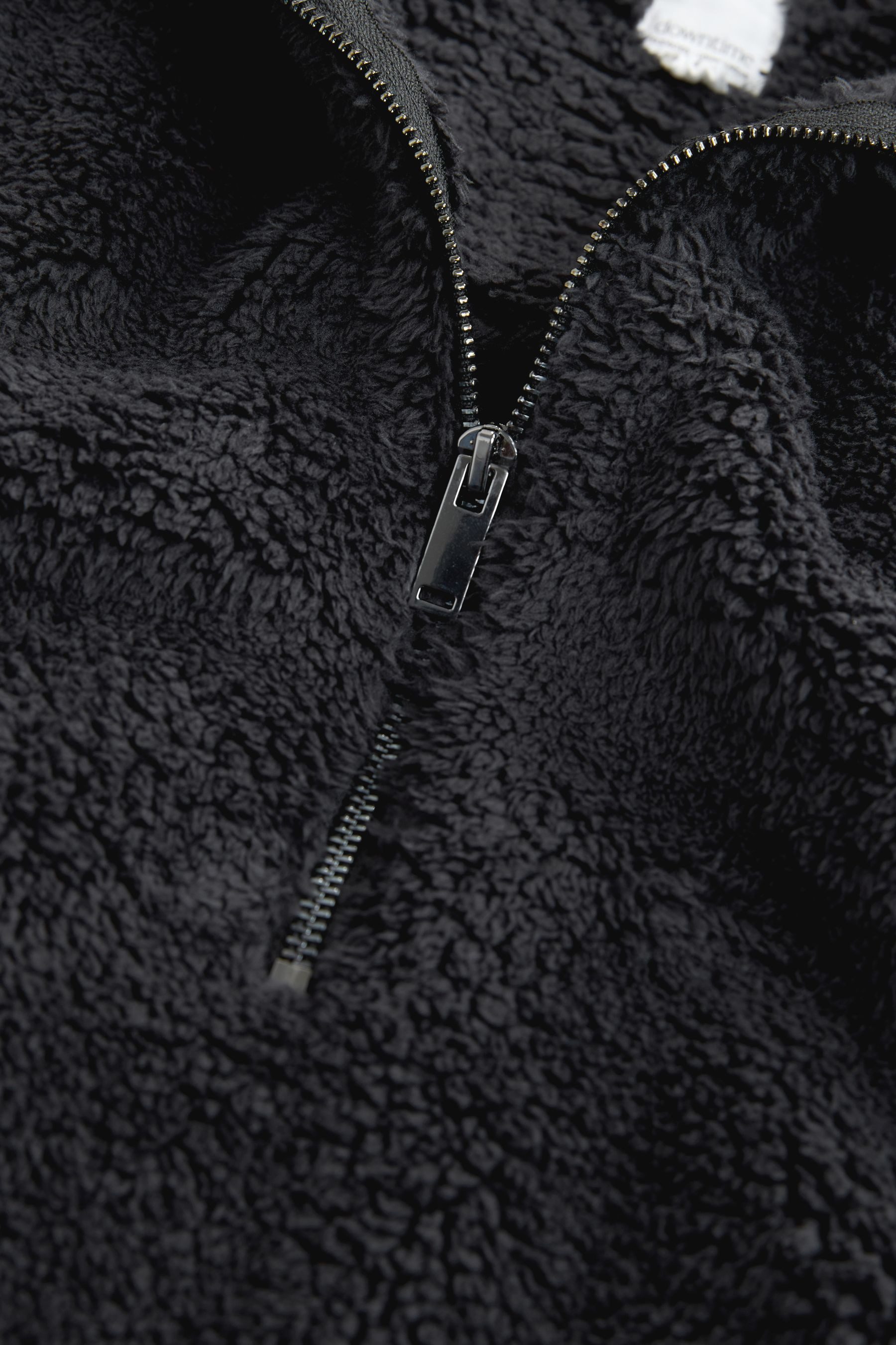 Next Fleecejacke Borg-Fleece mit halben Reißverschluss (1-St)