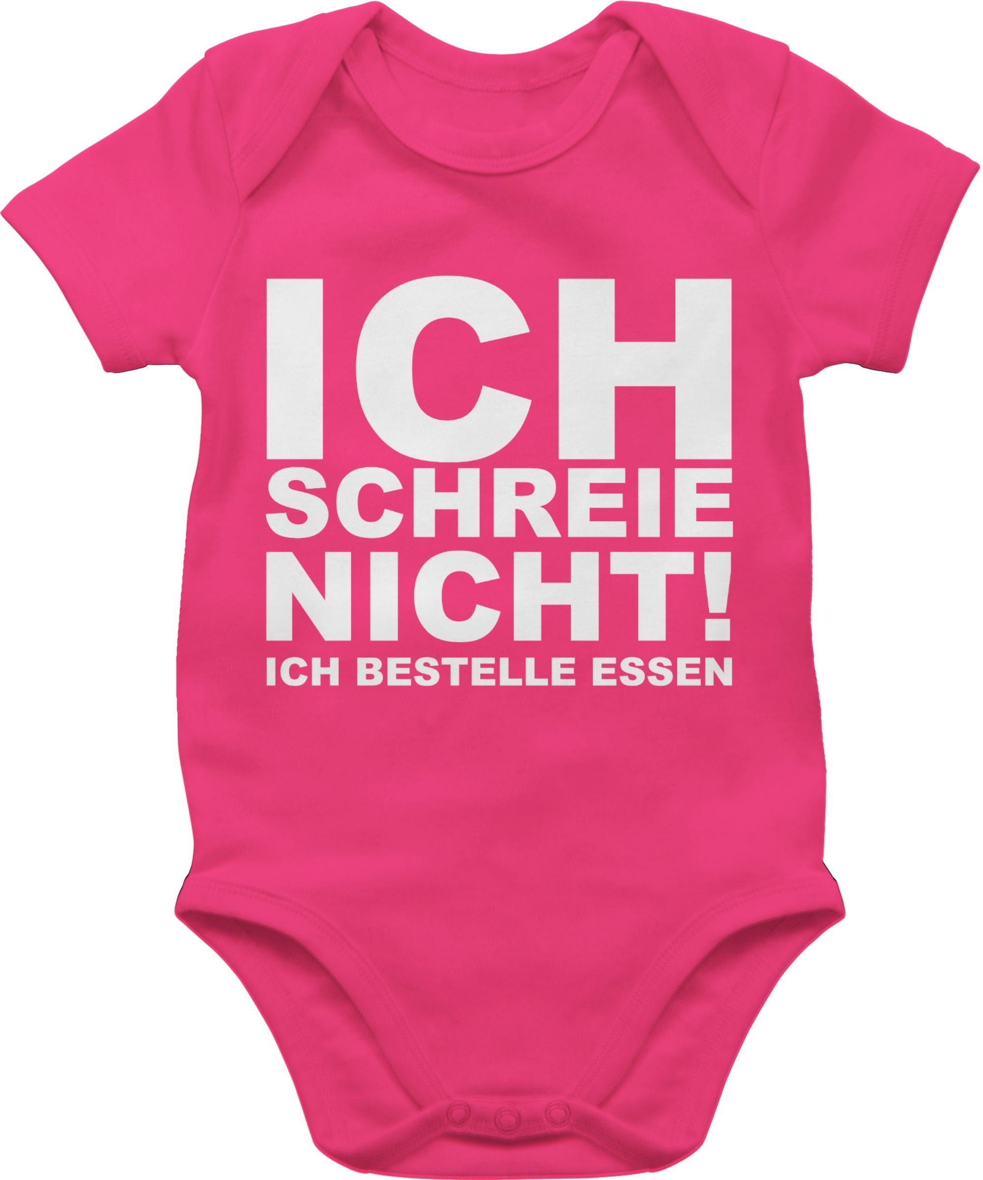Shirtracer Shirtbody »Ich schreie nicht, ich bestelle Essen