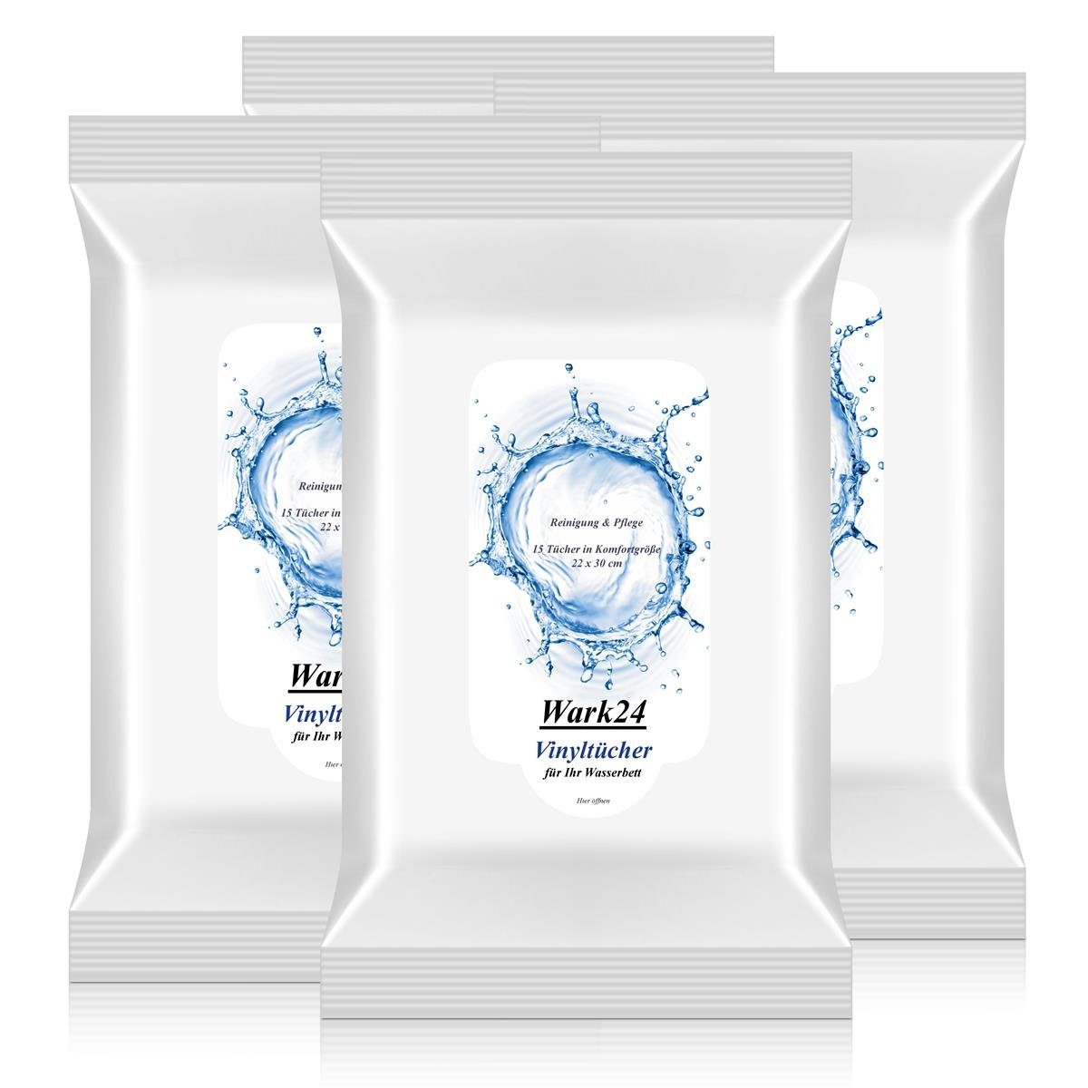 Wark24, Wasserbett Wark24 Vinyltücher für Ihr Wasserbett 15 stk. - Reinigung & Pflege (4e