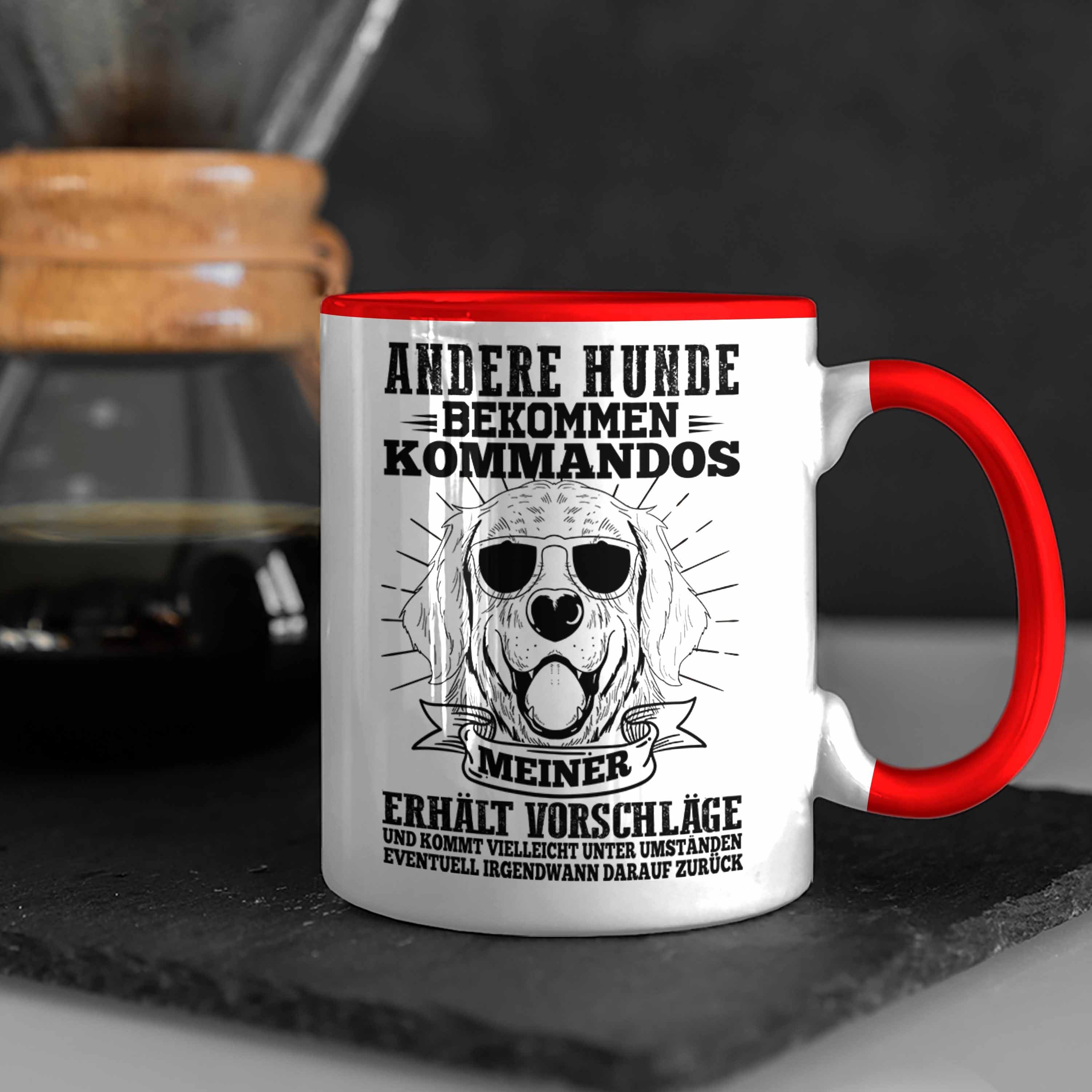 - Hunde Soruch Andere Tasse Geschenkidee Hundebesitzer Rot Trendation Tasse Hunde-Mama Trendation Kommandos Lustiger Geschenk Frauchen Bekommen