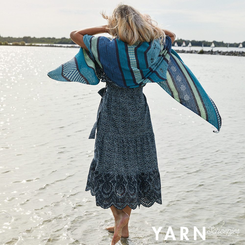 Scheepjes 5 x Scheepjes Whirlette 885 Plum Häkelwolle, 455 m, Strickgarn, Baumwollmischgarn