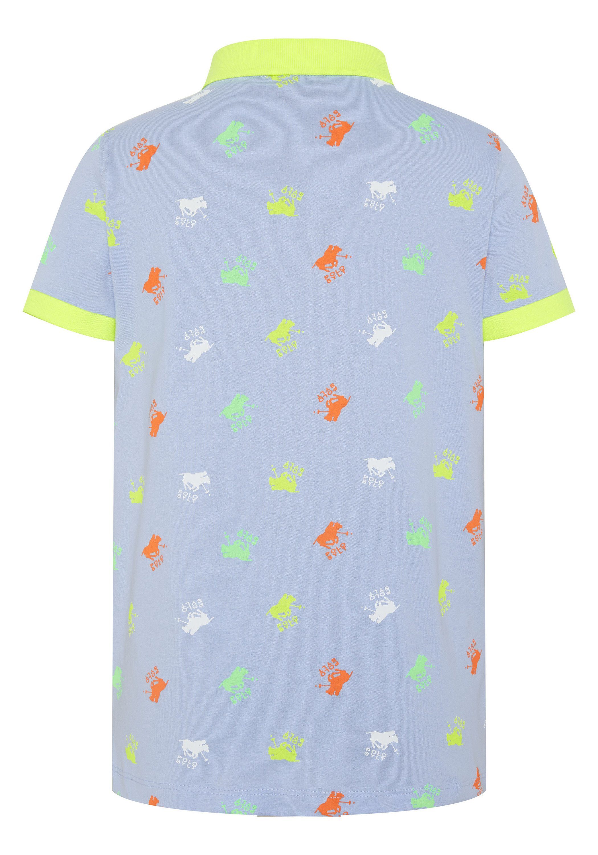 Polo Sylt Poloshirt mit Logo-Muster günstig online kaufen