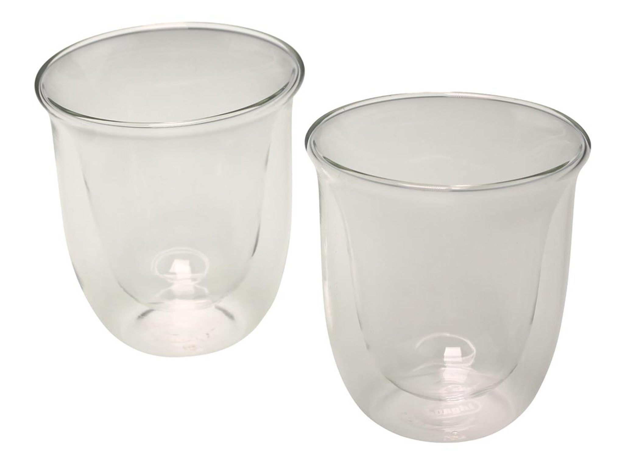 De'Longhi Gläser-Set DeLonghi 5513284161,DLSC311 2x Cappuccino-Gläser, doppelwandig 190 ml