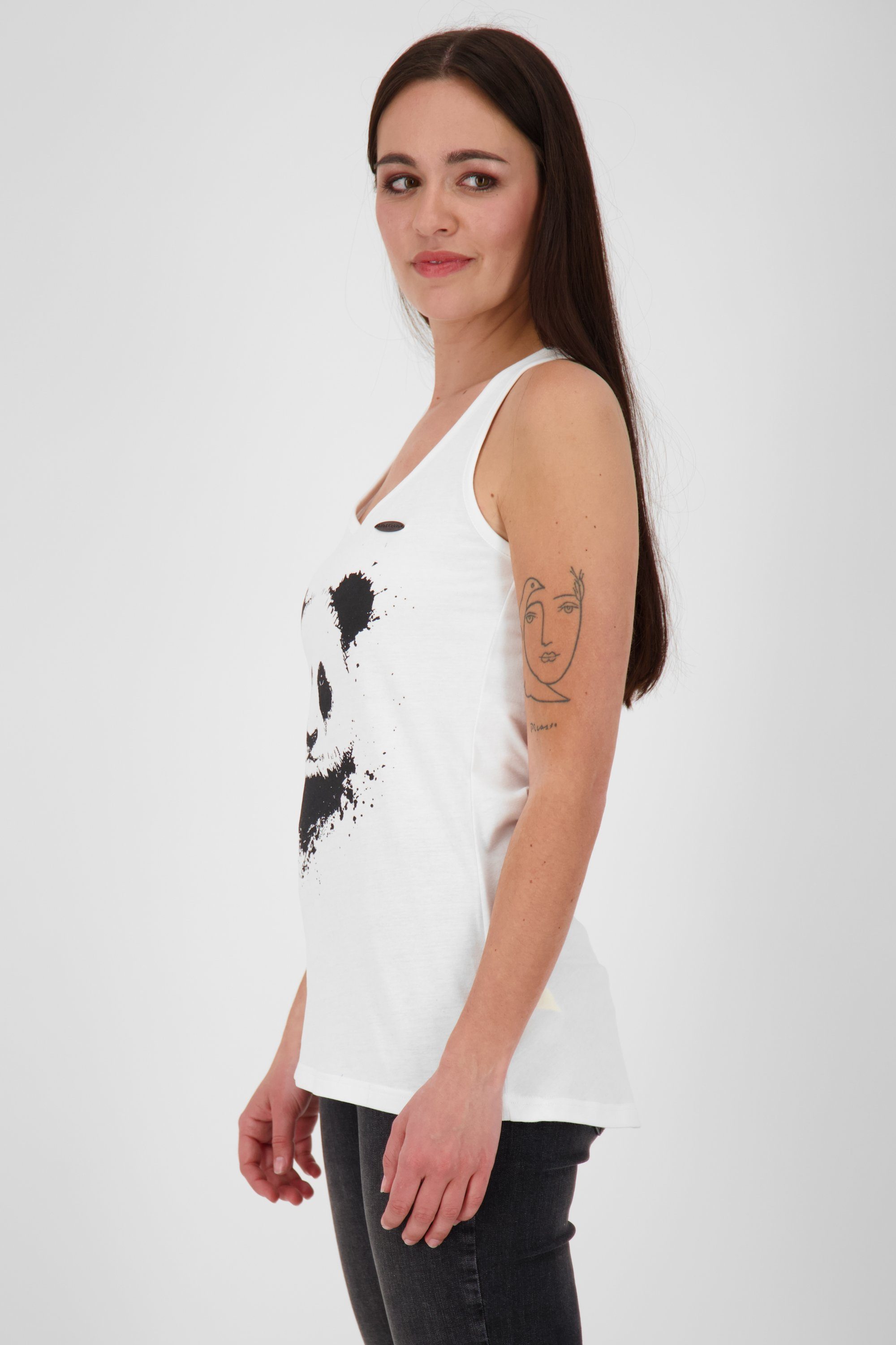 Alife & Kickin T-Shirt LuciaAK white Damen T-Shirt Tanktop