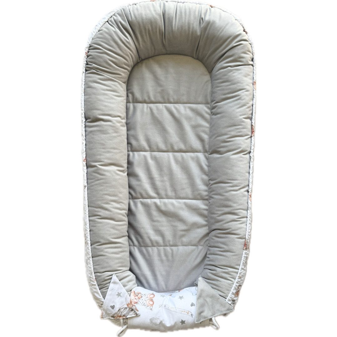 Pamek Bettnestchen Babybett Babynestchen Babynest Kinderbett Kokon zum schlafen Kissen – Bild 4 von 5