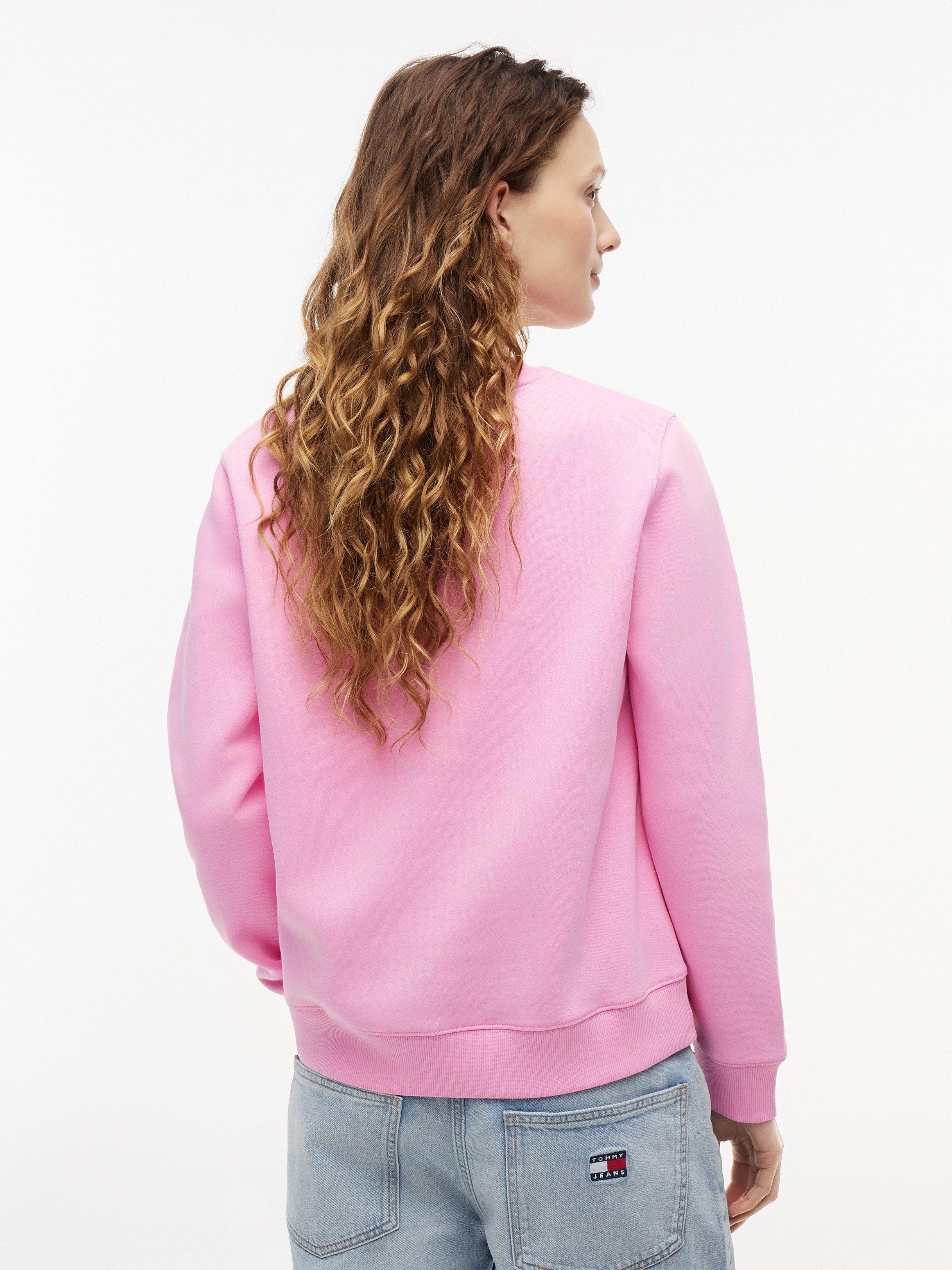 Tommy Jeans Sweatshirt TJW REG S FLAG CREW Baumwollmischung