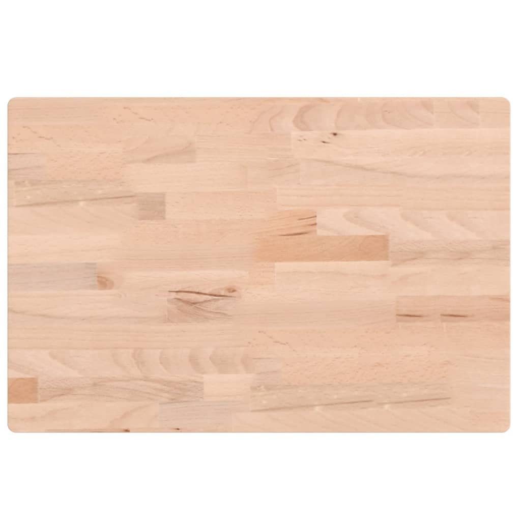 vidaXL Waschtischplatte Waschtischplatte 60x40x2,5 cm Massivholz Buche