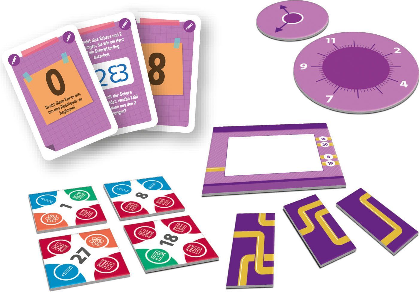 Clementoni® Spiel Galileo, Escape Game Die verlassene Schule, Detektivspiel, Made in Europe