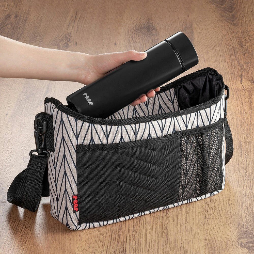 Reer Isolierflasche ColourDesign Isolierflasche Schwarz 450 ml