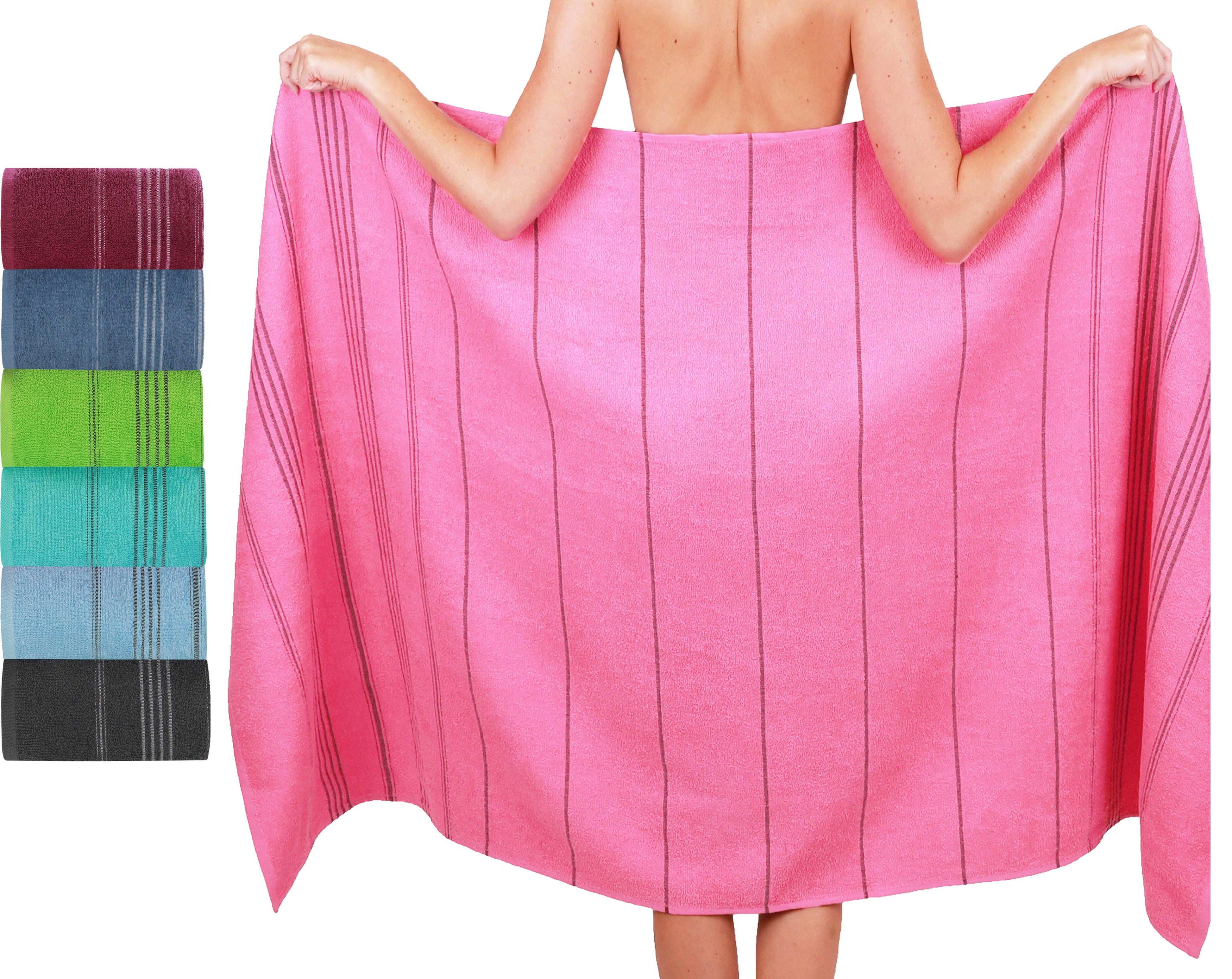 Betz Strandtuch Betz XXL Badetuch LINES Saunahandtuch Liegetuch 90x180 cm, günstig online kaufen