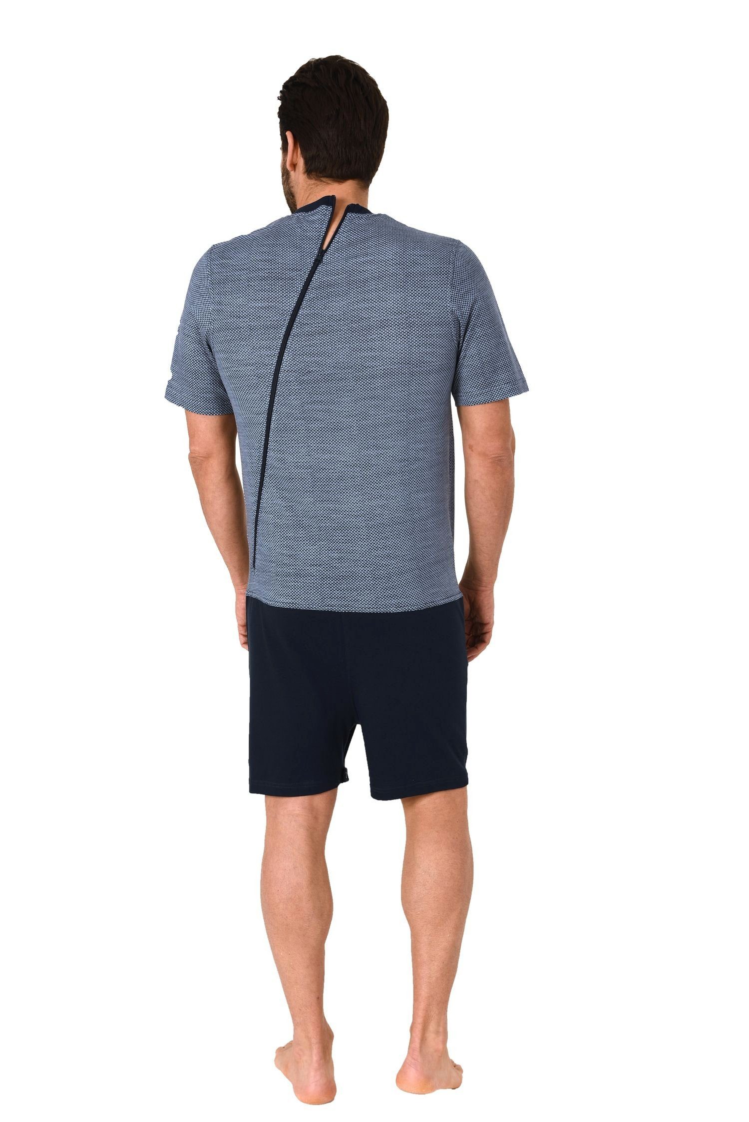 Normann Care Pyjama Herren Pflegeoverall kurzarm günstig online kaufen