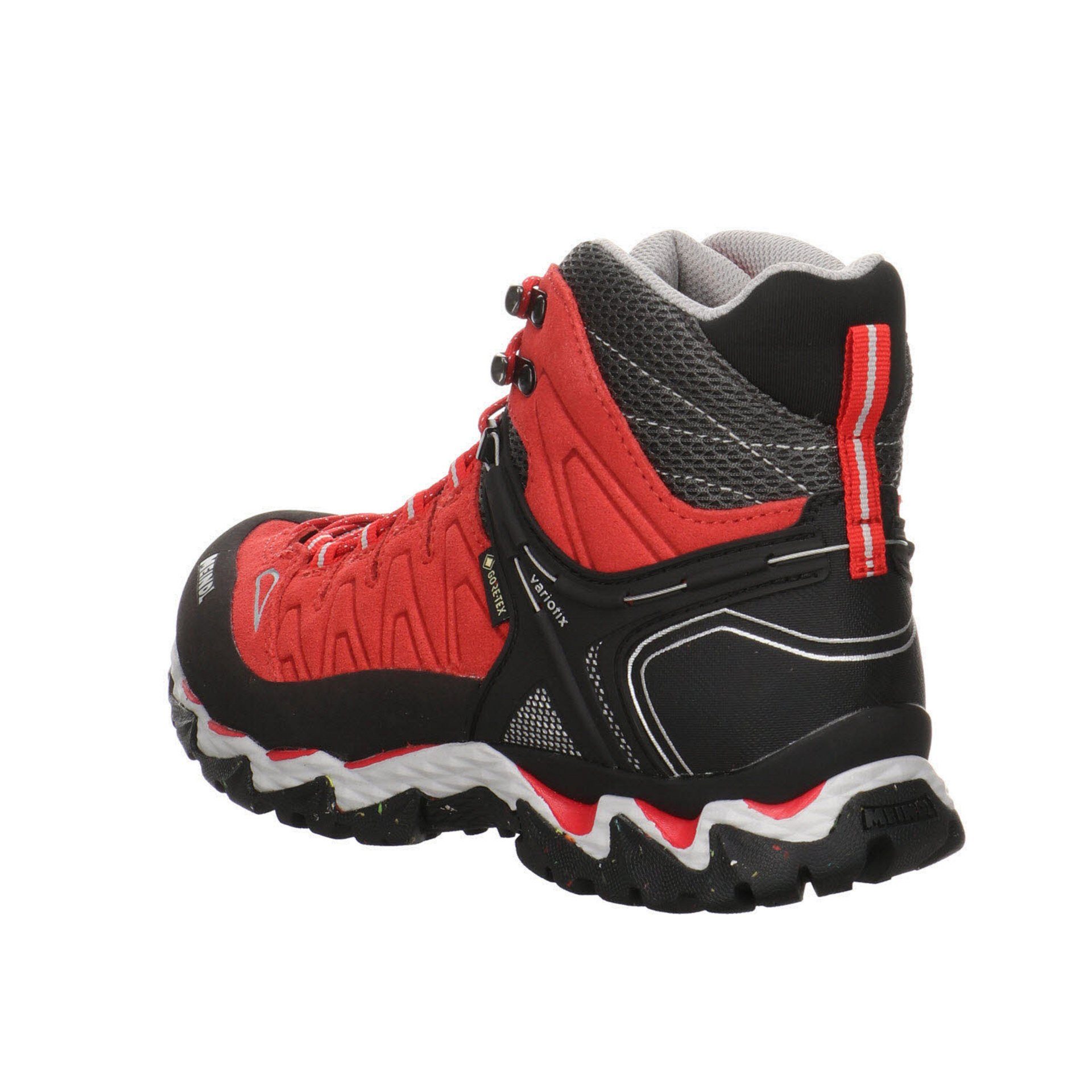Meindl Herren Outdoor Schuhe Lite Outdoorschuh Outdoorschuh kombi-schwa Leder-/Textilkombination rot+lila Hike GTX