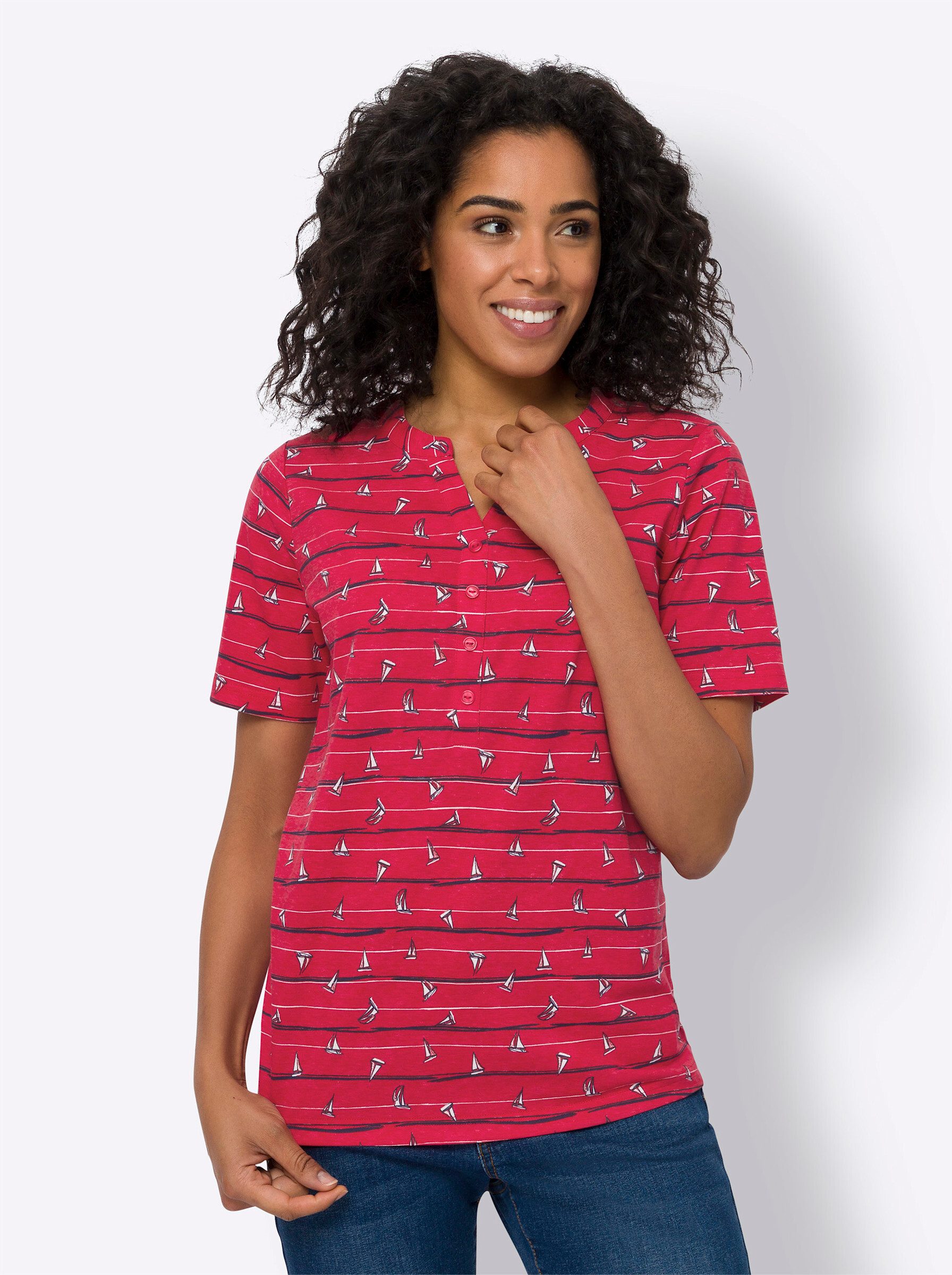 Sieh an! T-Shirt Kurzarm-Shirt Kurzarm günstig online kaufen
