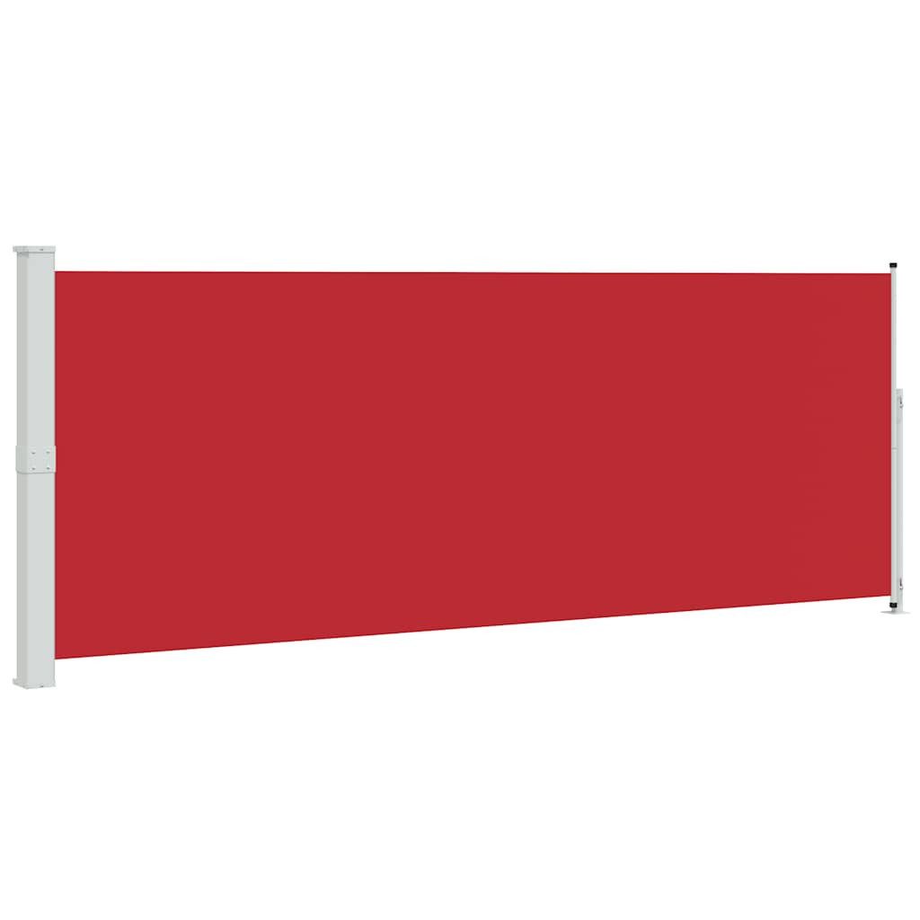 vidaXL Seitenmarkise Seitenmarkise Ausziehbar 180x500 cm Rot (1-St)