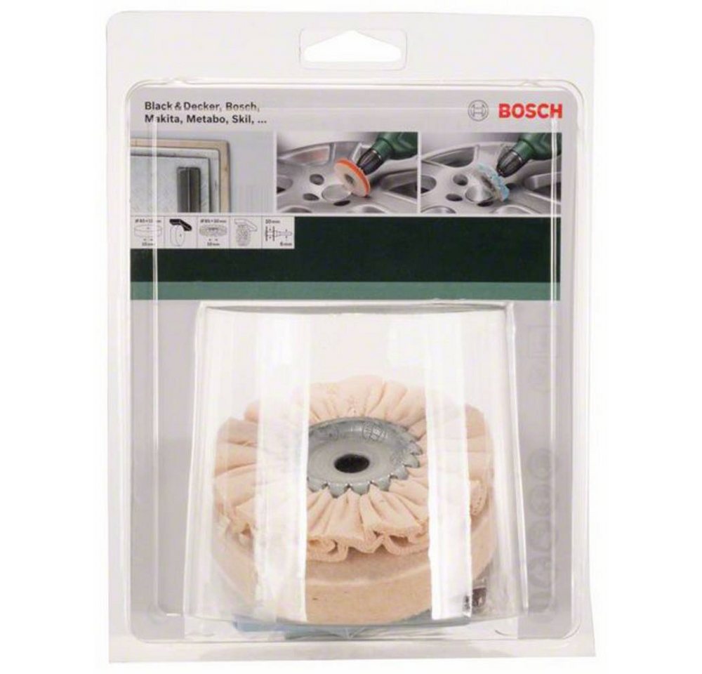 Thumbnail - BOSCH Schleifaufsatz Hobby-Polier-Set, 5-teilig, für Bohrmaschinen