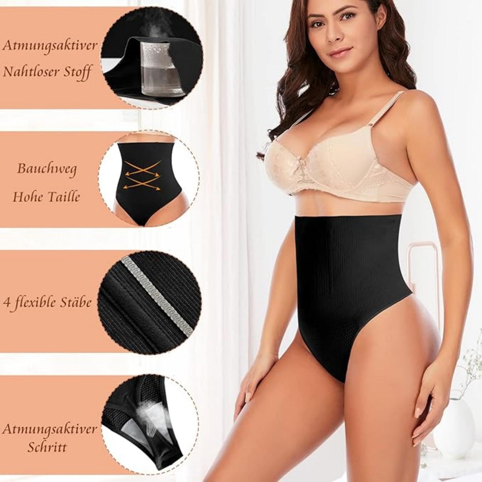 Oemmn Taillenshaper Shapewear Damen Bauchweg Unterhose Bauch Weg Unterwäsche