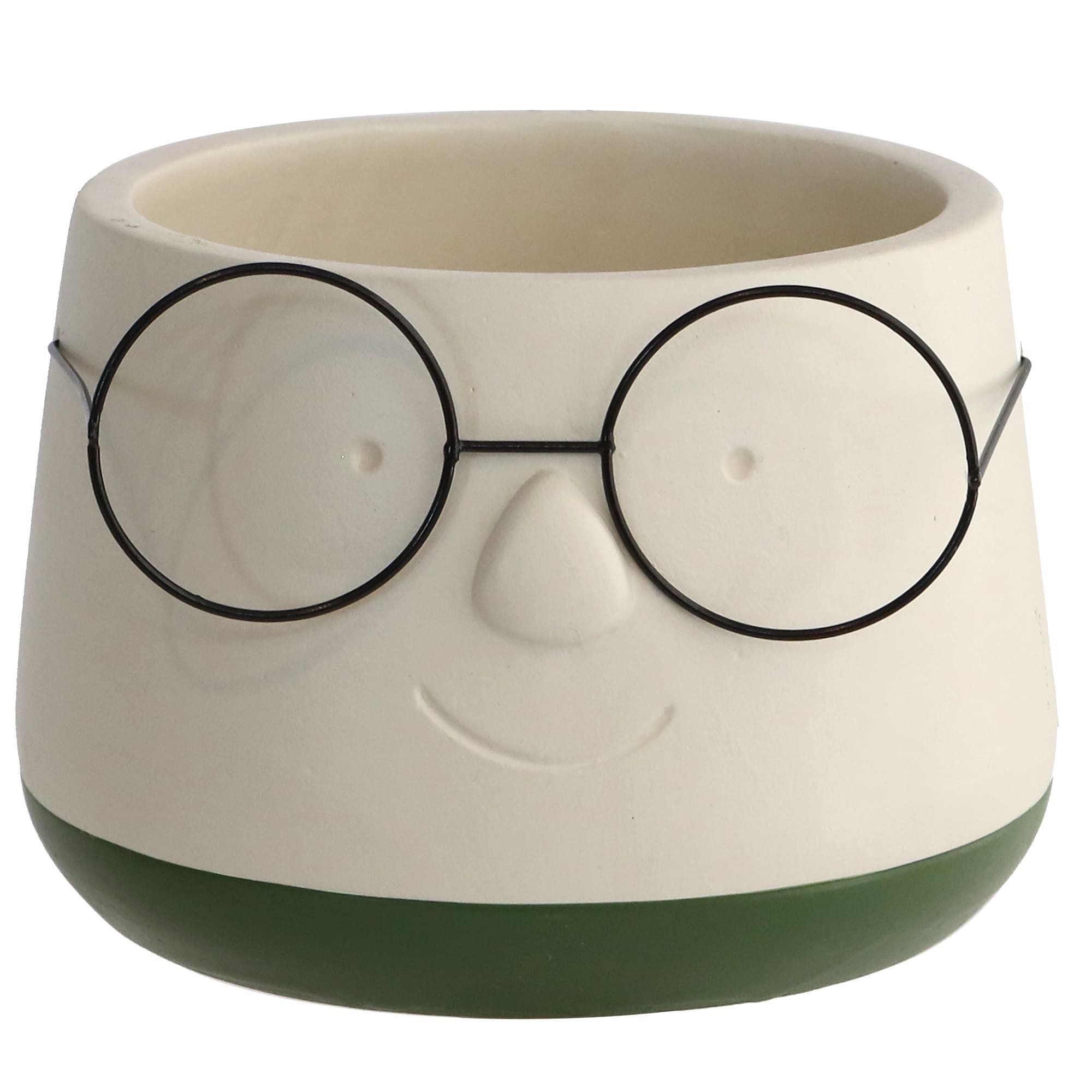 Annastore Übertopf Blumenübertöpfe in witzigem Design (Übertöpfe für Zimmerpflanzen), Blumentöpfe - Übertöpfe aus Keramik - Lustige Blumentöpfe