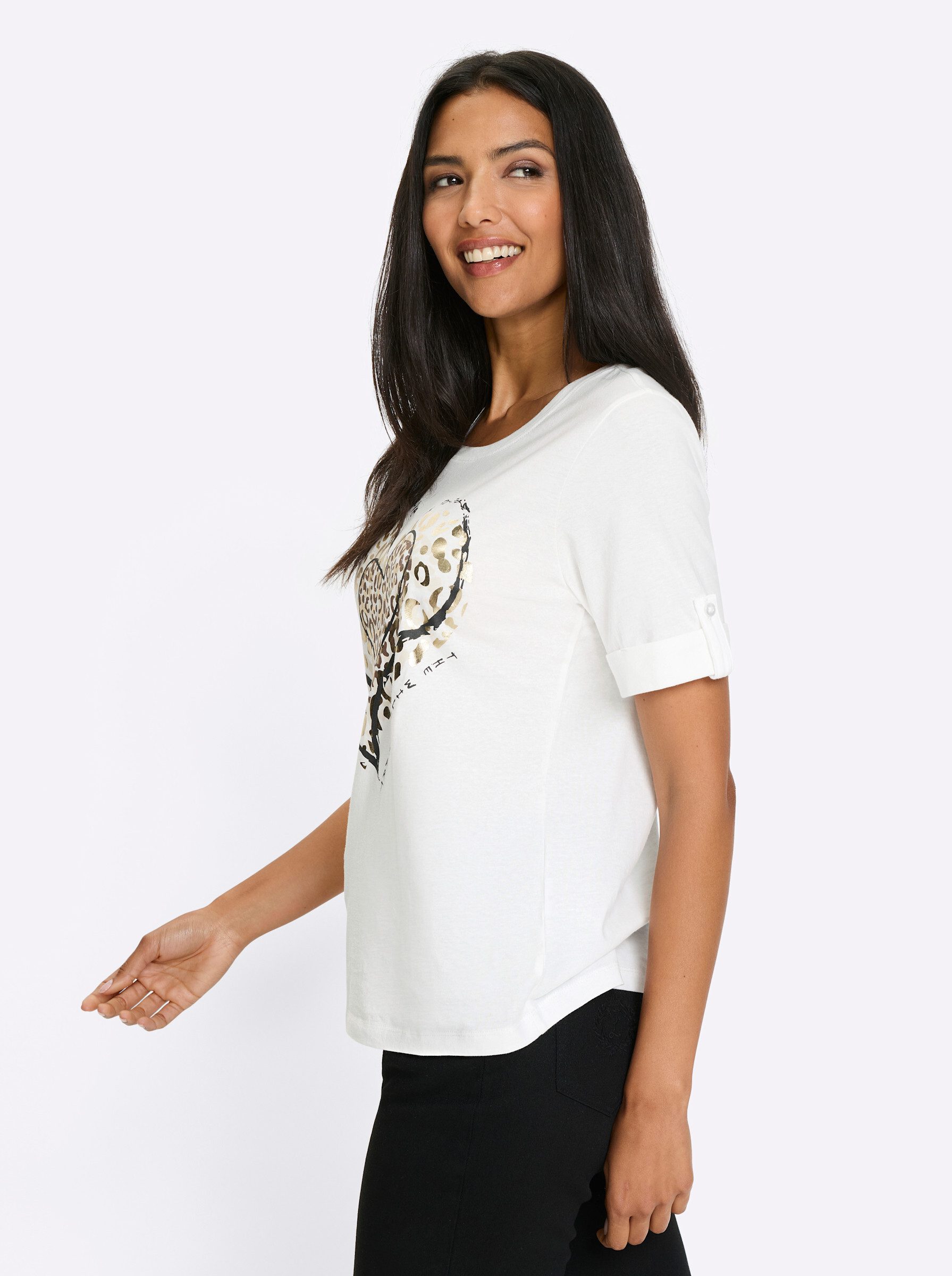 Sieh an! T-Shirt Kurzarm-Shirt Kurzarm – Bild 4 von 5
