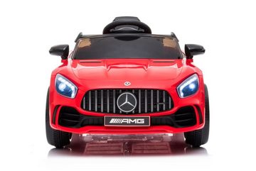 Toys Store Elektro-Kinderauto Mercedes GTR AMG Kinder Elektro Auto Kinderfahrzeug Sportwagen, Belastbarkeit 35 kg, AUX-/USB-Anschluss, MP3 Hupe und Motorsound am Lenkrad, Fernsteuerung