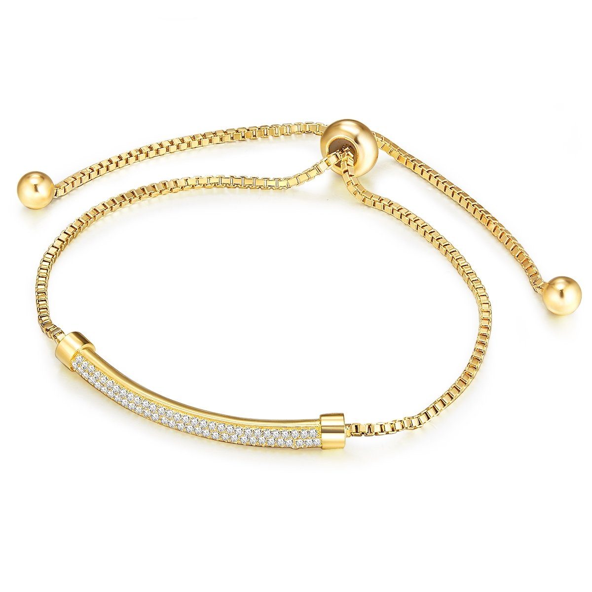 Lulu & Jane Armband gelbgold, mit günstig online kaufen