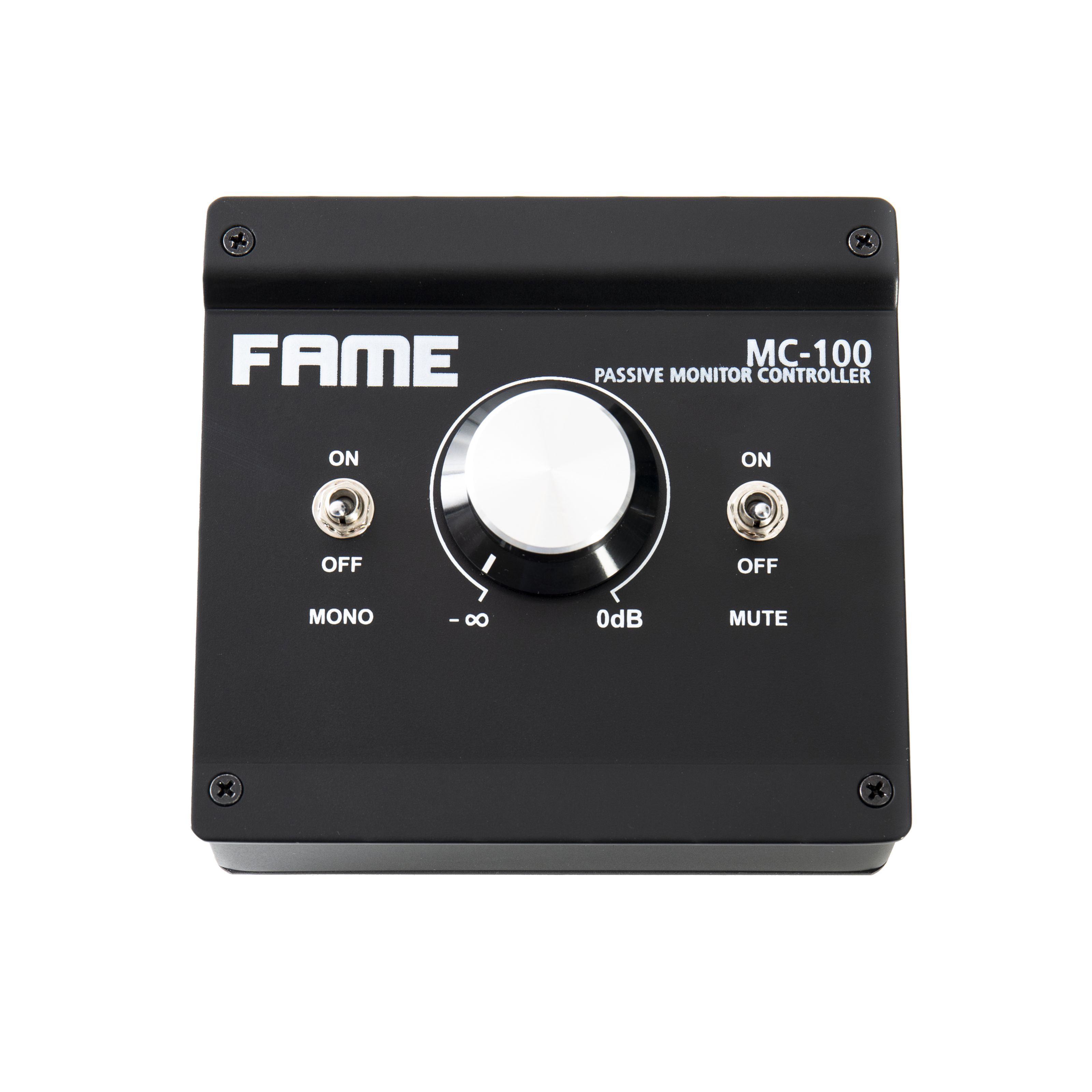 Fame Audio Audioverstärker (Passiver Monitor-Controller, XLR/TRS-Kombibuchse, MC-100)