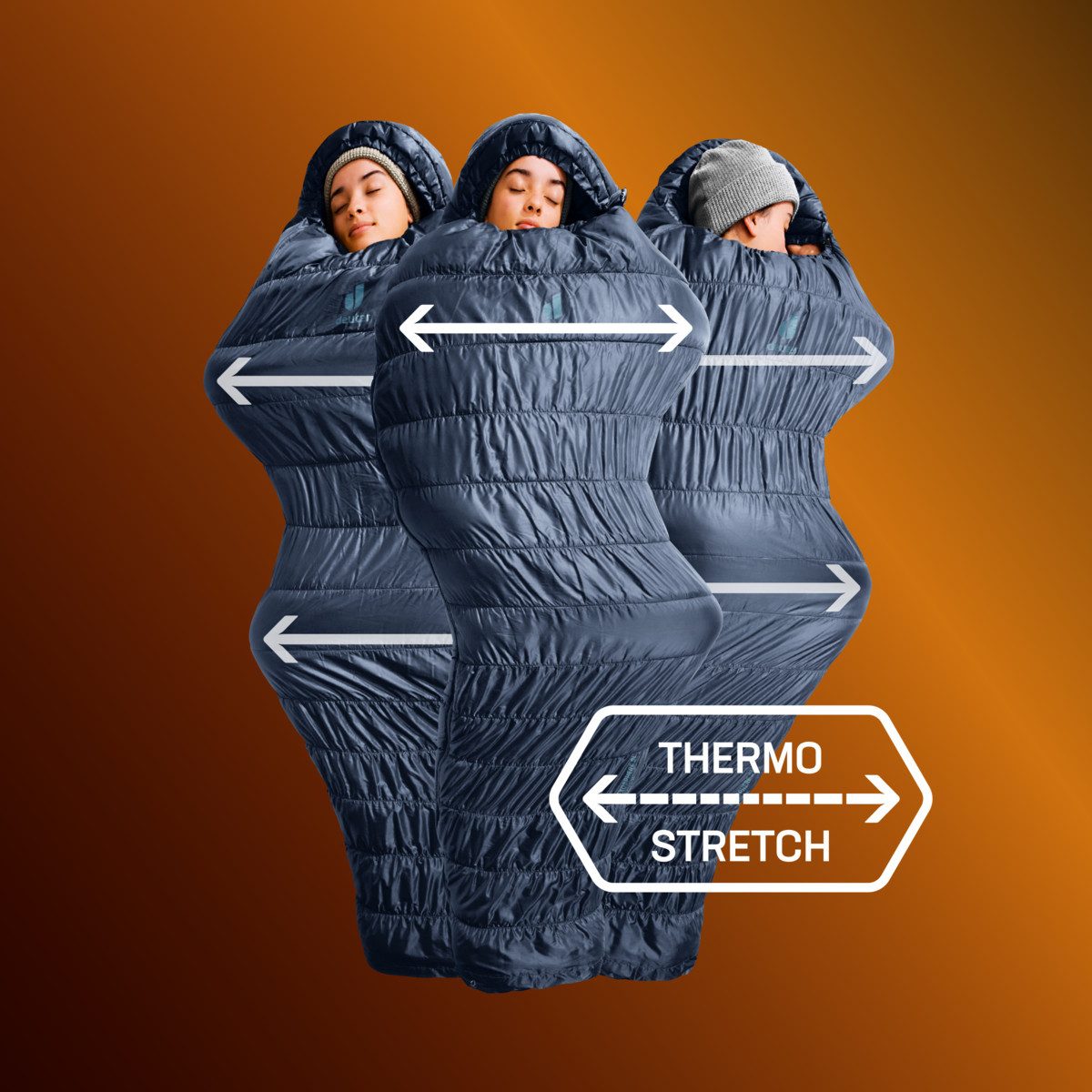 deuter Mumienschlafsack Exosphere SL 0C/32F INK-MAPLE