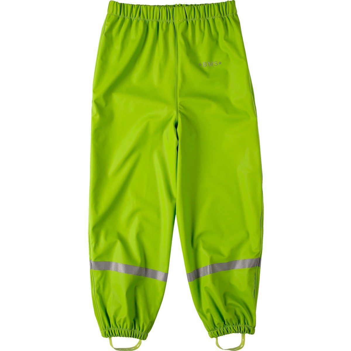 100% nachhaltig Kinder BMS ideal BMS den und für Regenbundhose wasserdicht für limette Regen- Matschhose Waldkindergarten