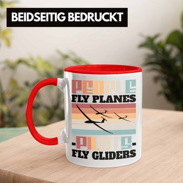 Trendation Tasse Pilots Play Gliders Segelflieger Segelflugzeug Geschenkidee Spruch Seg