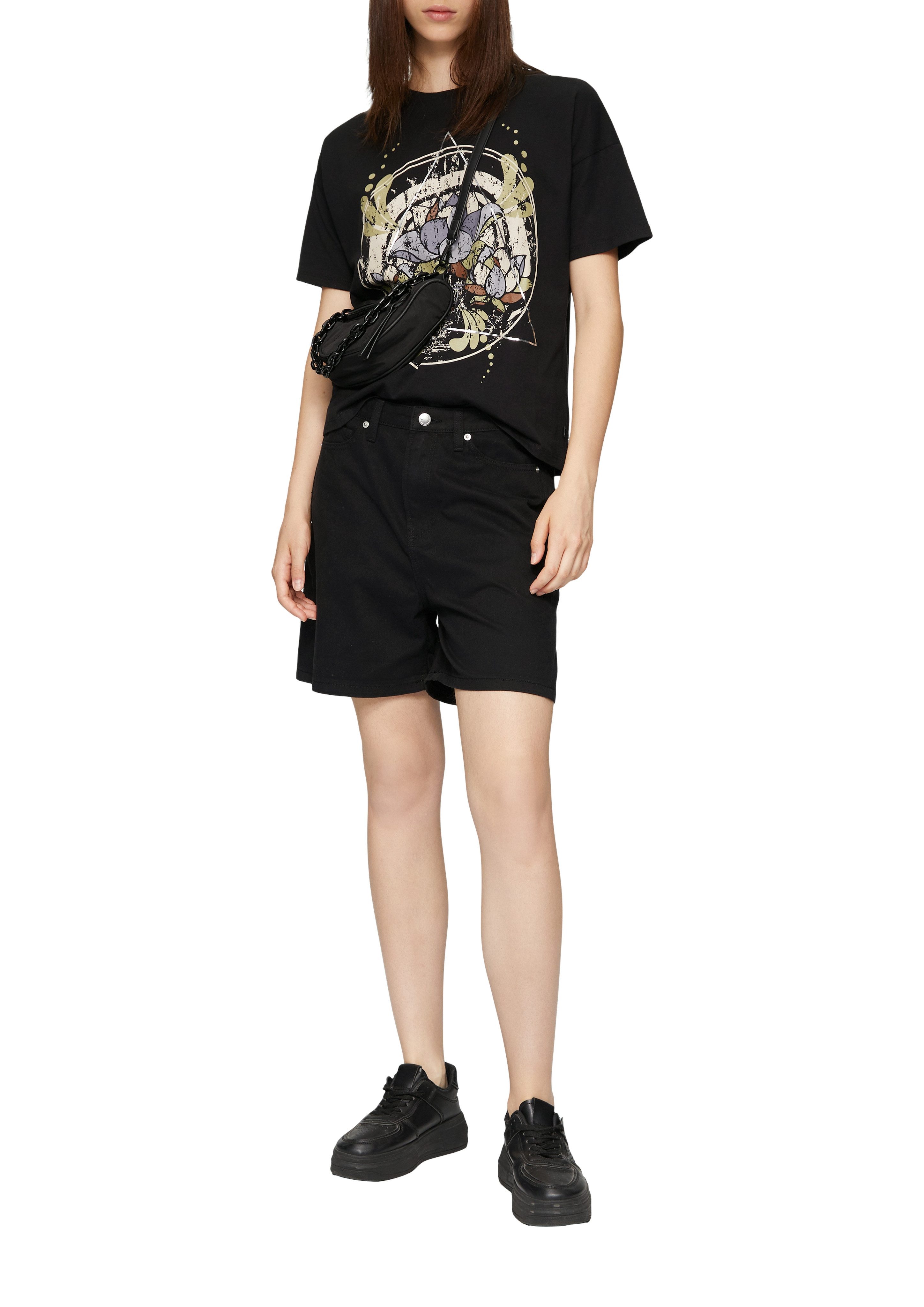 QS Jeansshorts Sommerhose mit Taschen günstig online kaufen