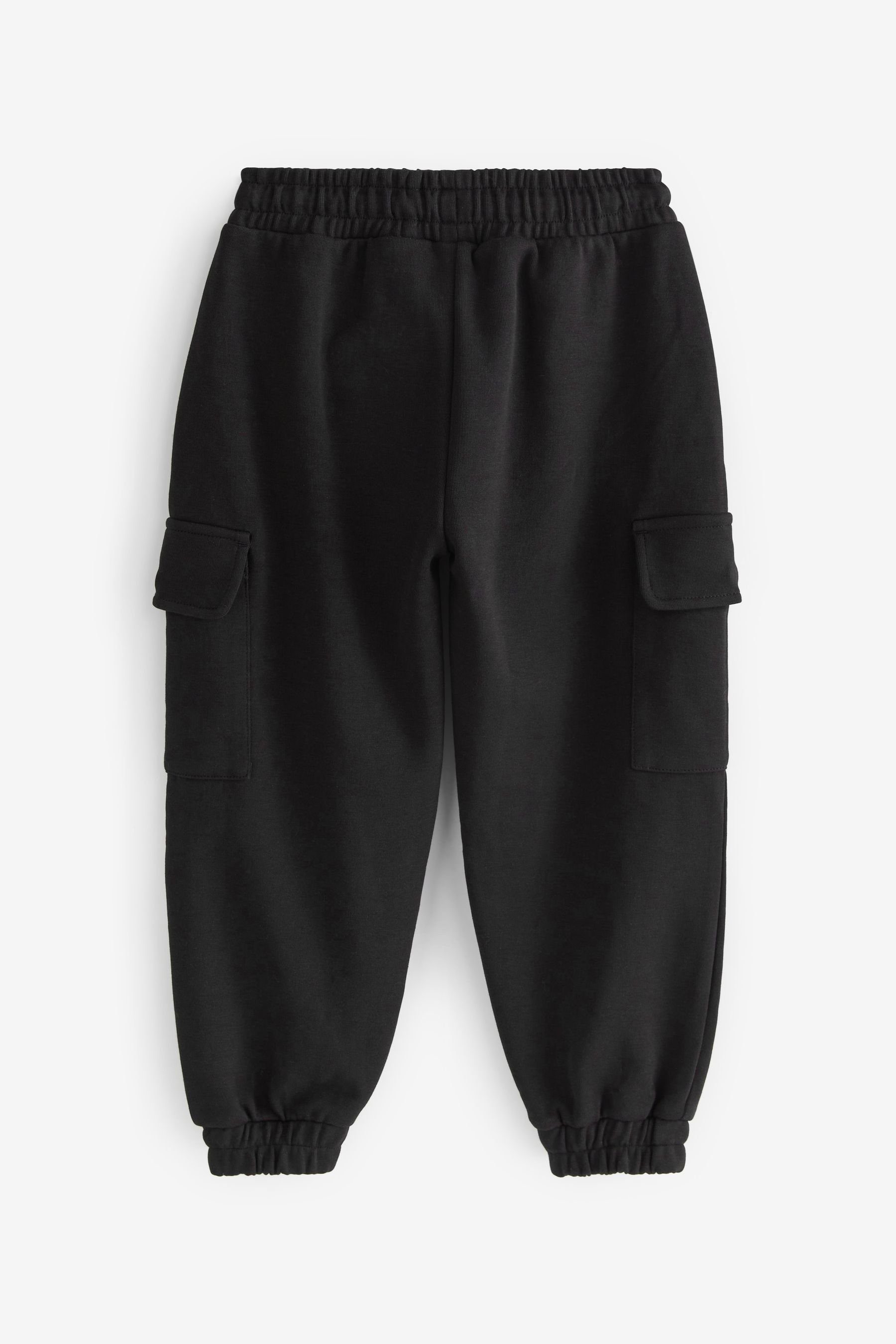 im (1-tlg) Next Jogginghose Utility-Stil Cargo-Jogginghose Black