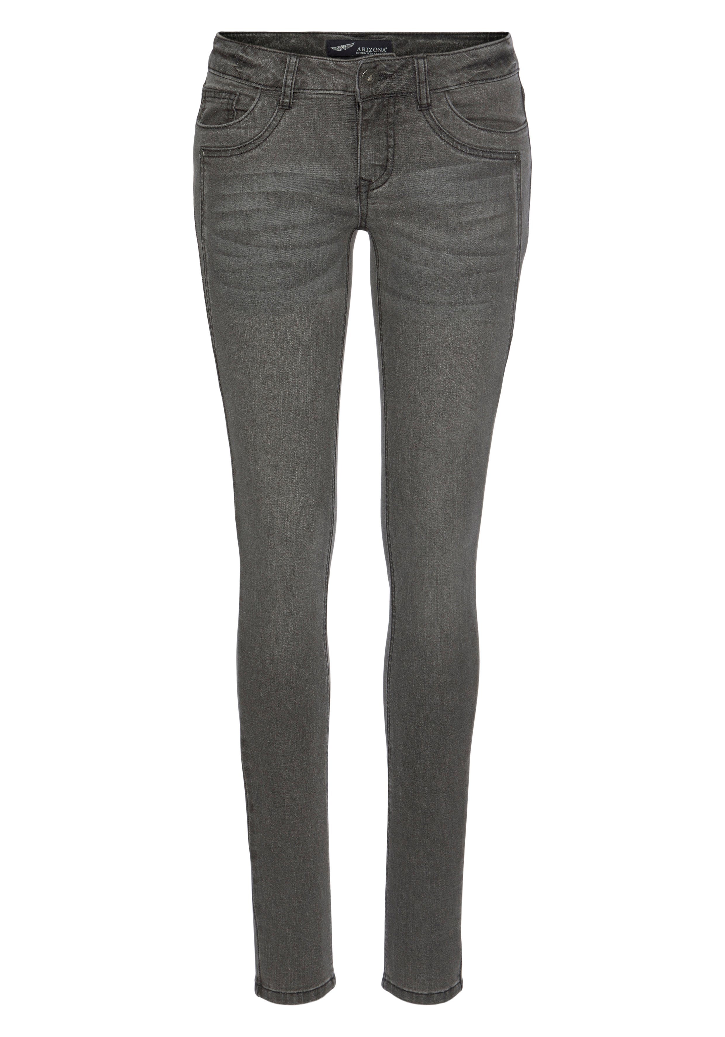 Arizona 5-Pocket-Jeans mit Keileinsätzen extra-enger Beinschnitt, niedrige Leibhöhe – Bild 5 von 5