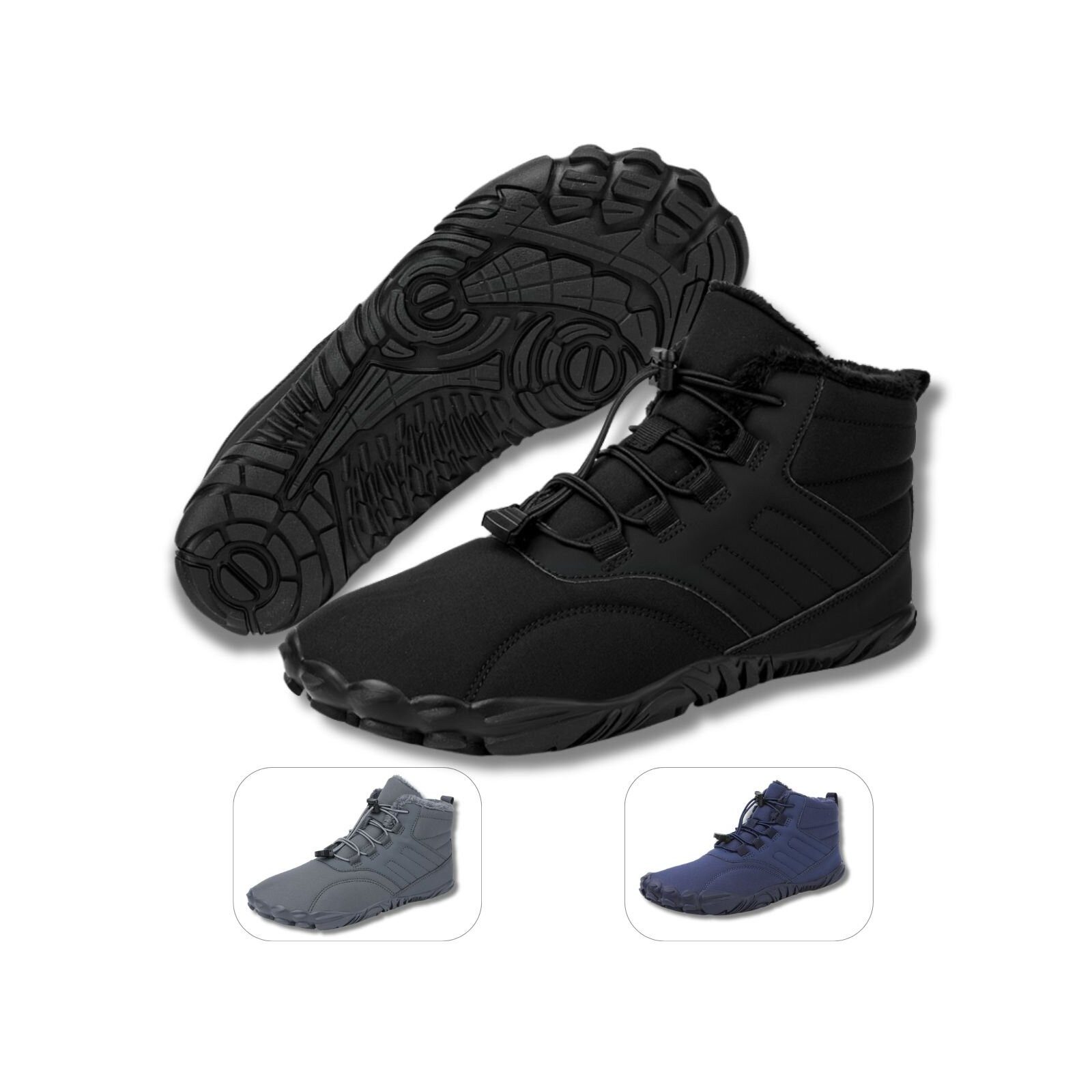 DOTALES Trekstep Barfußschuhe Winterstiefel Damen & Herren – Exklusiv & Barfußschuh Minimalschuhe