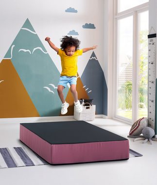 Spetebo Weichbodenmatte Jump Hüpfpolster 99 x 75 x 18 cm (Packung, 1-St., 1 tlg), Hüpfmatratze für Kinder ab 3 Jahre bis 40 kg