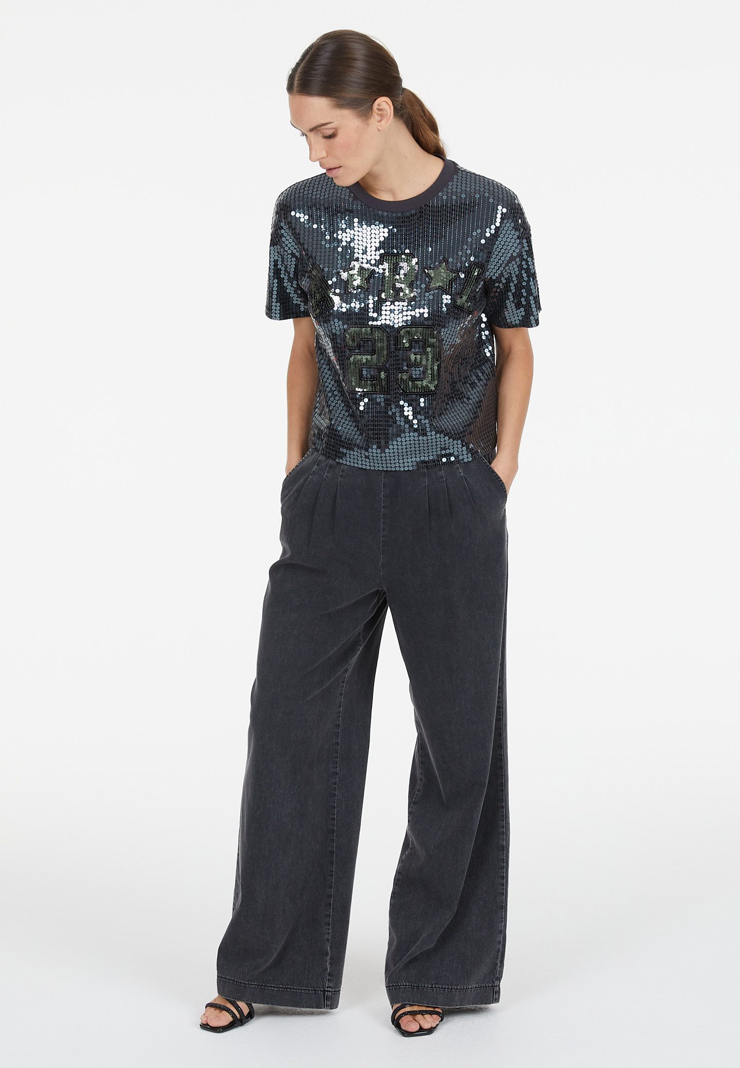 MARC AUREL Shirtbluse im College Look günstig online kaufen