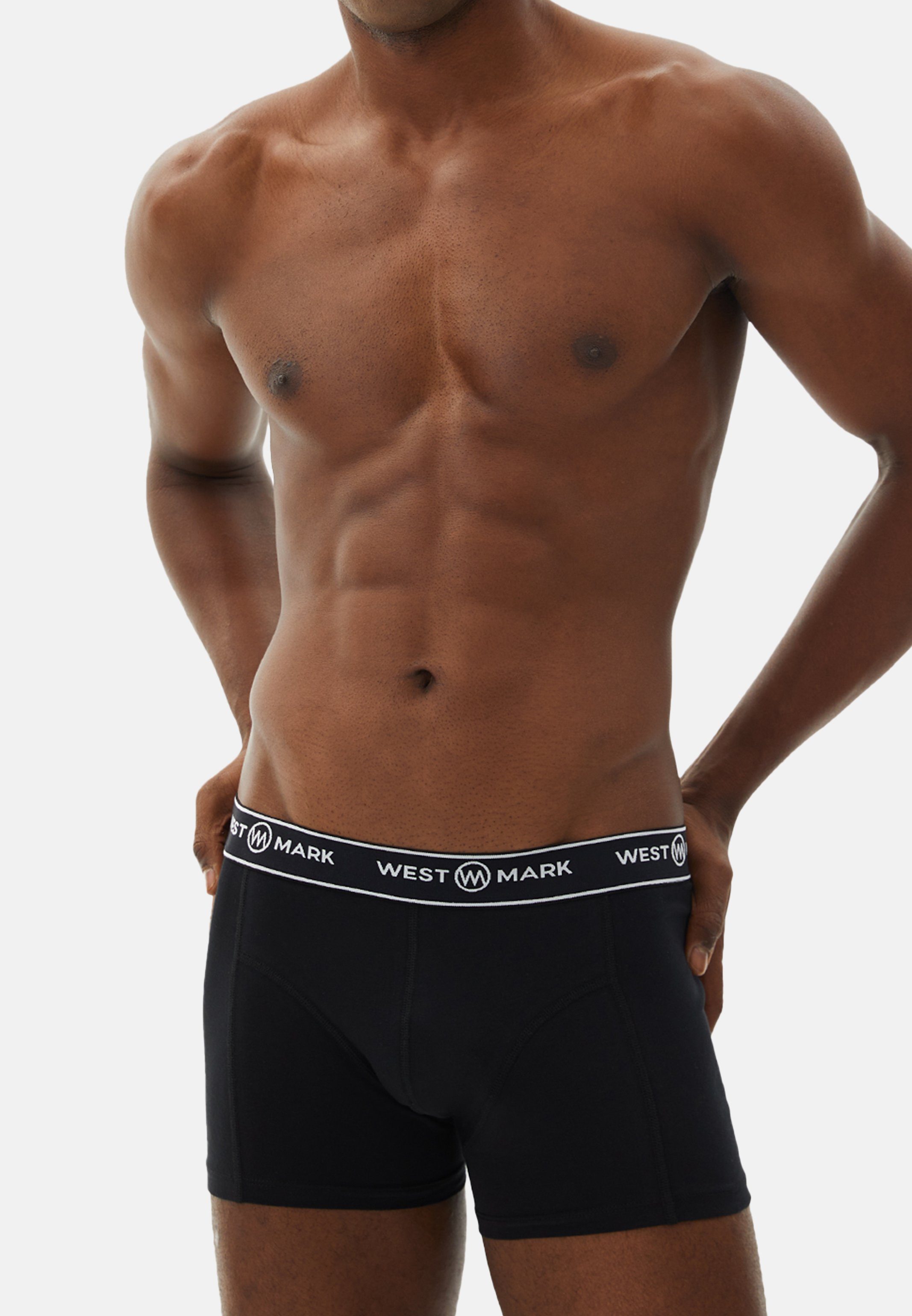 WESTMARK LONDON Retro Boxer 6er Pack Atlas (Spar-Set, 6-St) Retro Short / Pant - Baumwolle - ohne Eingriff