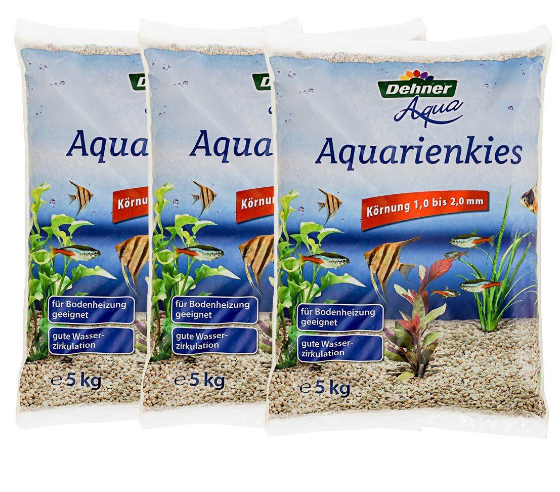 Dehner Aquarienkies »Aqua Kies, 3 x 5 kg (15 kg), weiß« online kaufen | OTTO