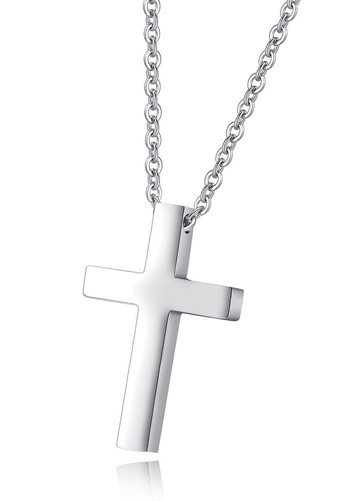 Color Design Kreuzanhänger Kreuz Anhänger SMK-ES-06, aus Edelstahl, inkl. H günstig online kaufen