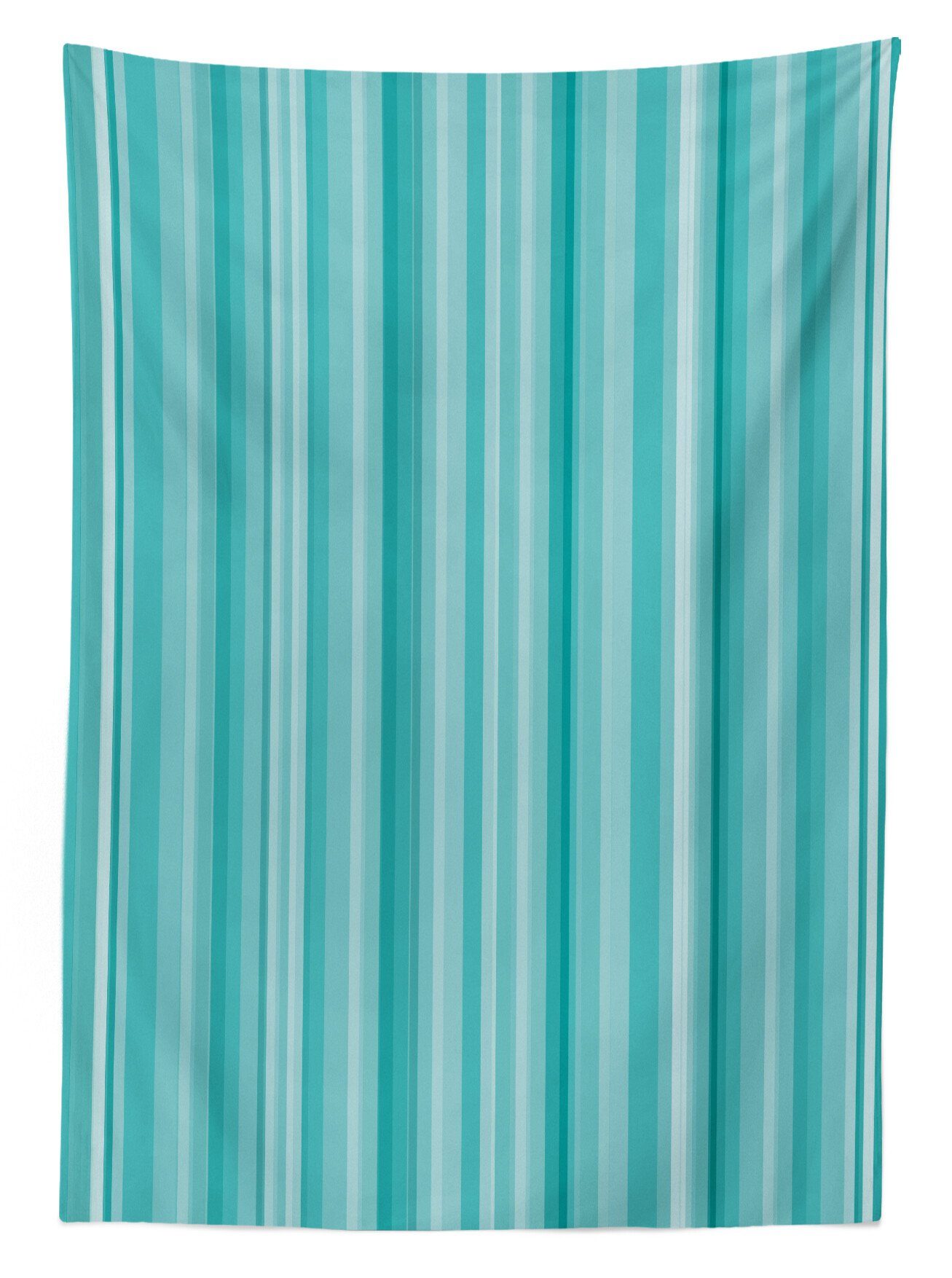 Abakuhaus Tischdecke Ozean-Inspired Waschbar Bereich Blue Für Lines den Außen Wasser Klare Farbfest Farben, geeignet